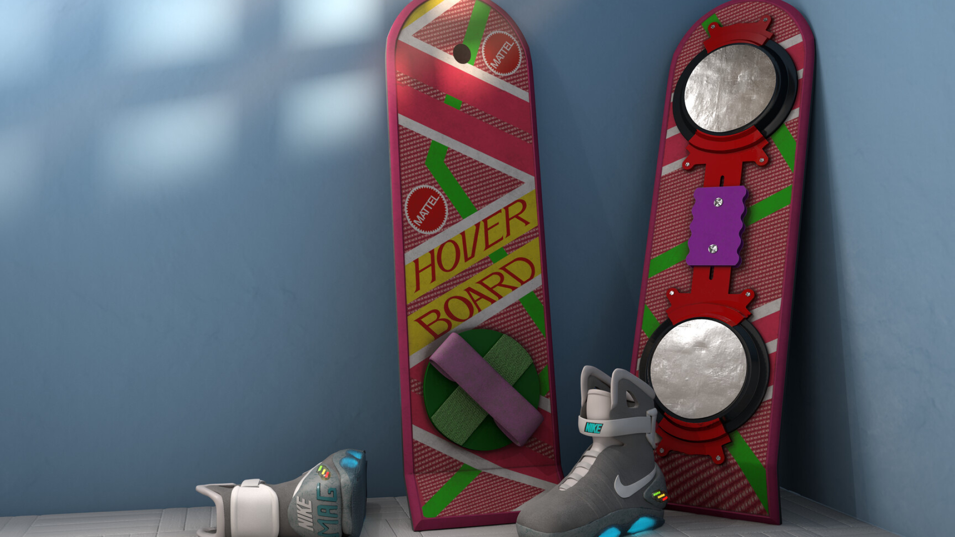 Back to the Future, Hoverboard and shoes, ArtStation, Concept, 1920x1080 Full HD Desktop