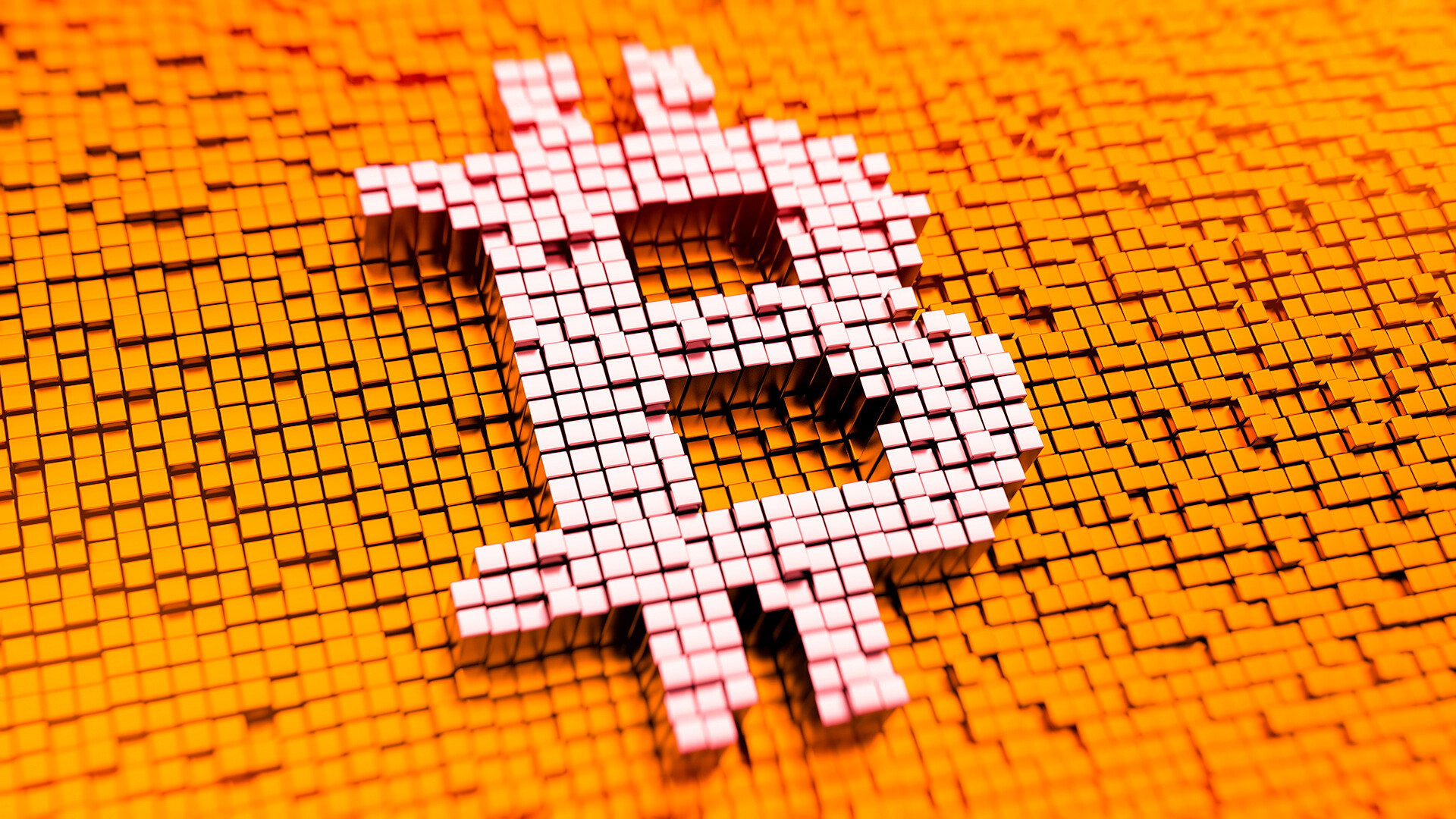 Bitcoin: A digital currency used as a means of payment on the internet. 1920x1080 Full HD Background.