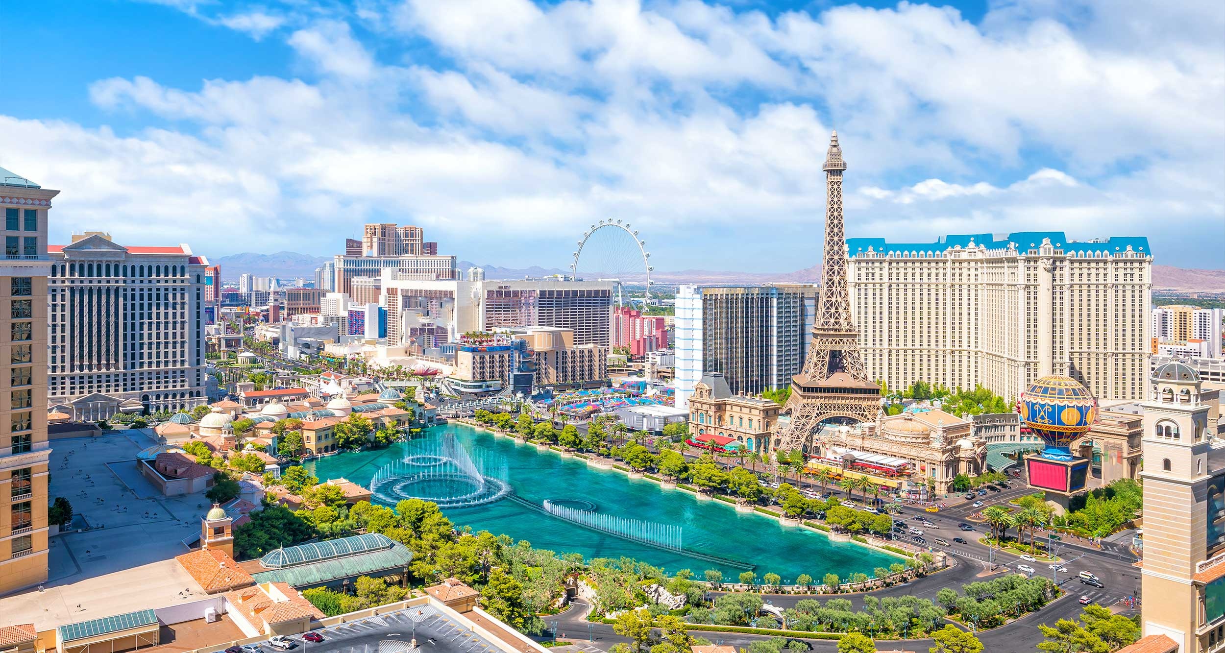 Las Vegas Skyline, Wheelchair accessible travel, Vibrant travel guide, Accessible attractions, 2500x1340 HD Desktop