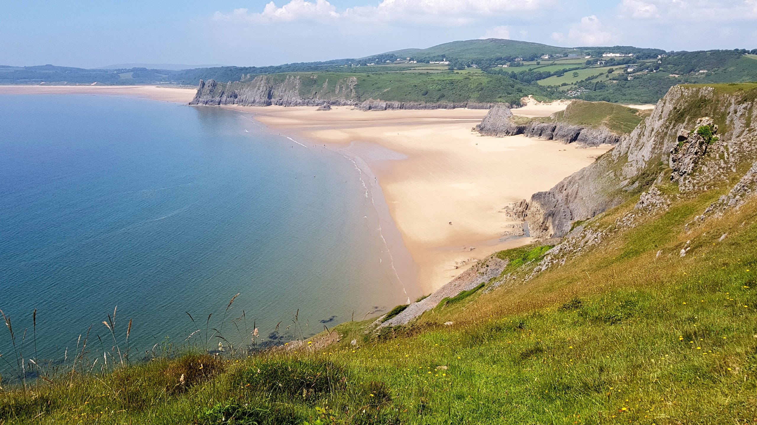 Gower Peninsula, Wales, Sample itineraries, Coastal bliss, 2560x1440 HD Desktop