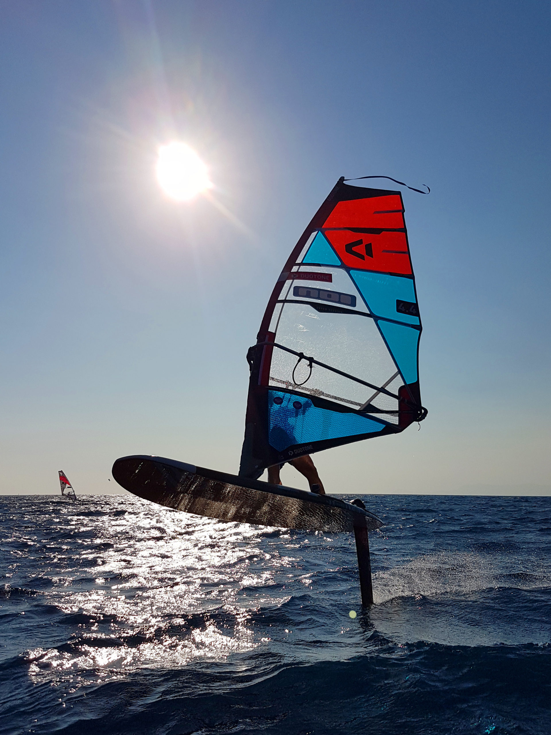 Windsurfing: Windsurfing holidays in Greece, Procenter Rhodos, Summer Season 2022. 1920x2560 HD Background.