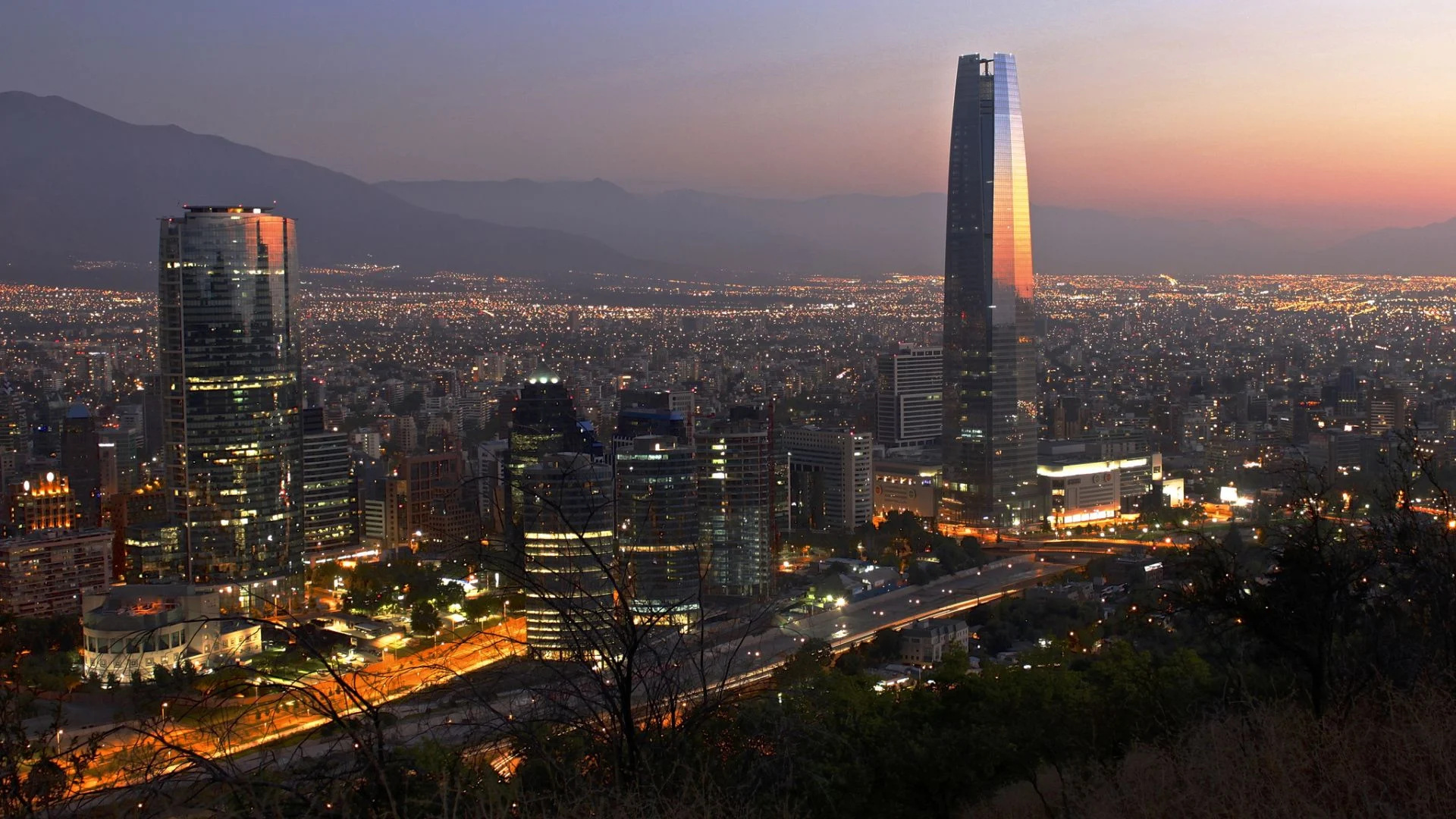 Santiago, Chile, Travels, Backgrounds, 1920x1080 Full HD Desktop