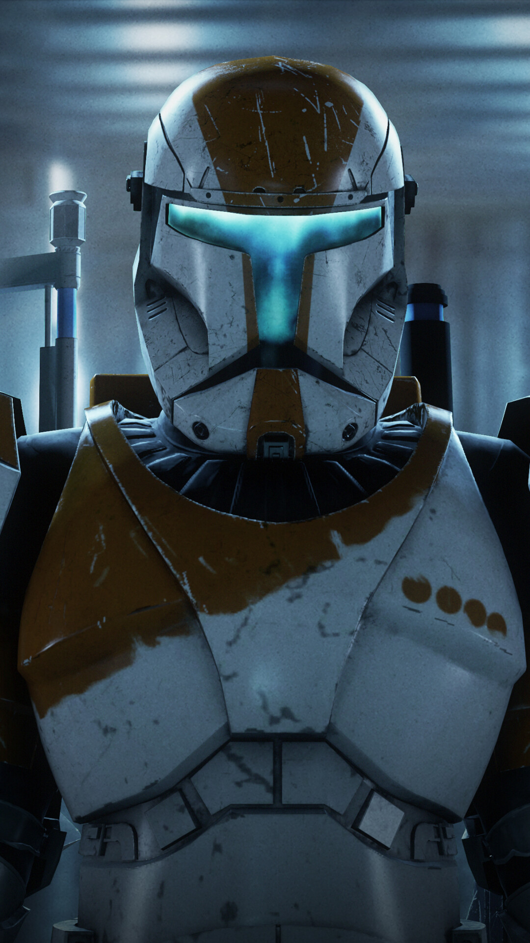 Star Wars: Republic Commando, A tactical first-person shooter video game developed and published by LucasArts. 1080x1920 Full HD Wallpaper.