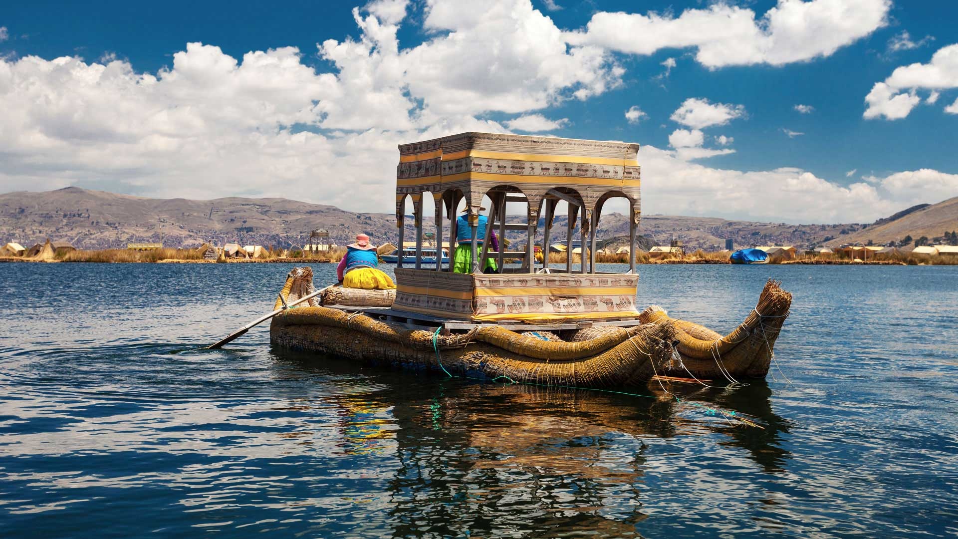 Lake Titicaca, Peru, Natural world, 1920x1080 Full HD Desktop