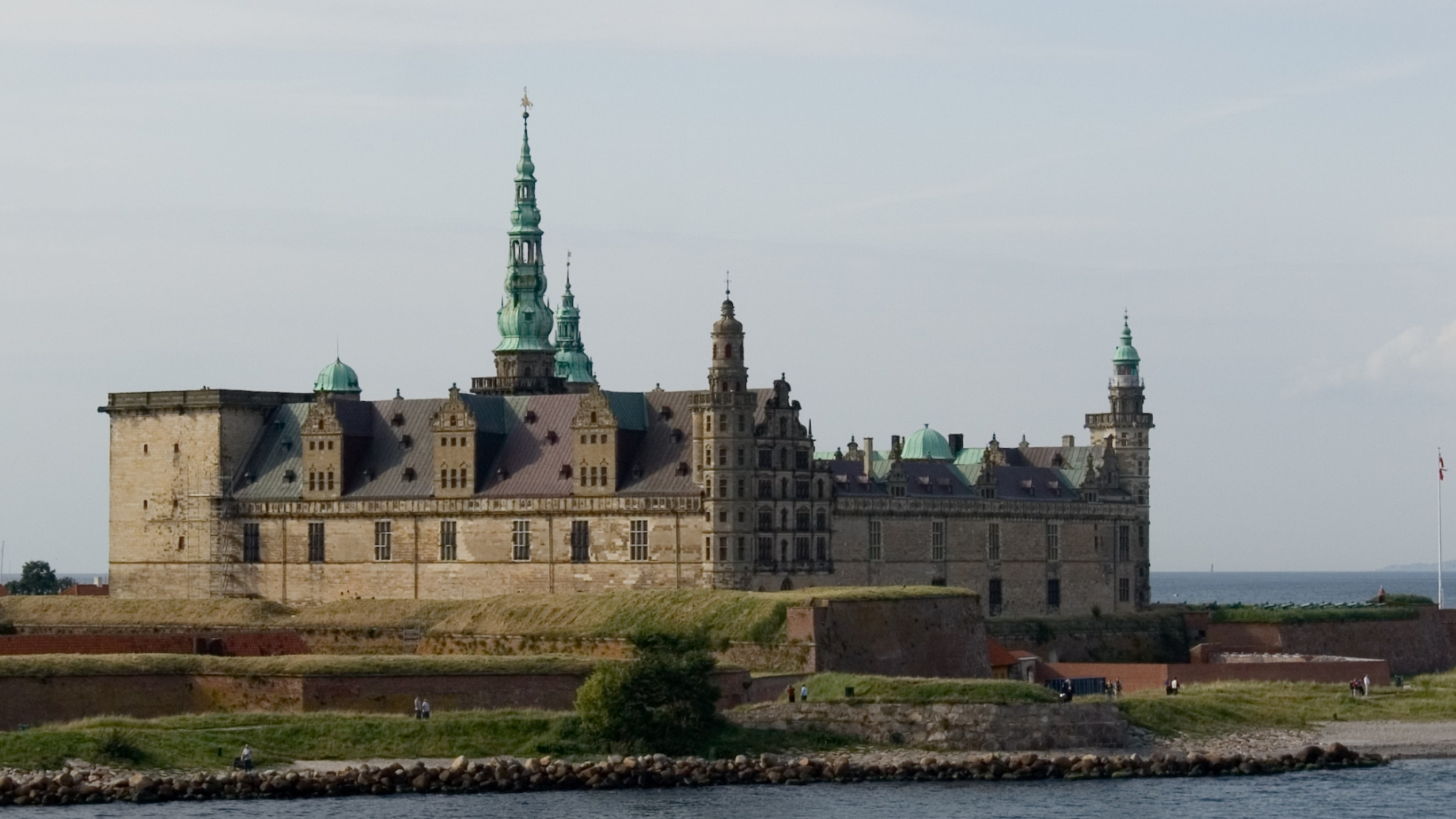 Kronborg Castle, Denmark, Full HD, Travels, 3840x2160 4K Desktop