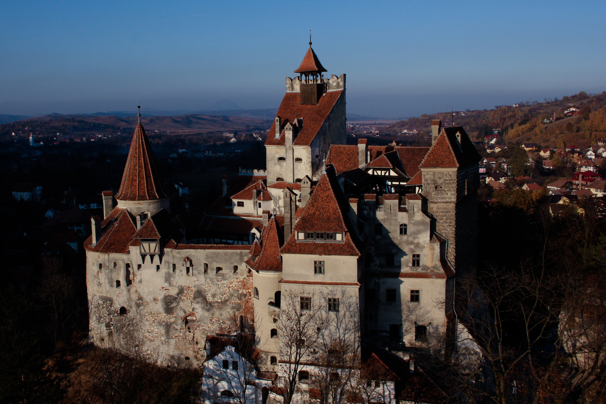Bran Castle, Transylvania, Dracula's dwelling, Mythical night, 2000x1340 HD Desktop