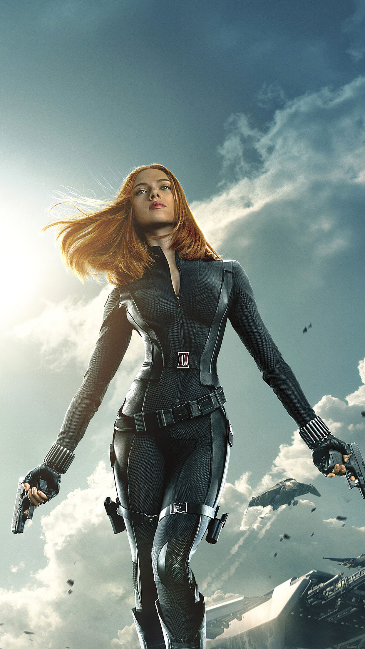 Black Widow, Captain America movie artwork, Iconic superhero, Epic face-off, 1250x2210 HD Phone