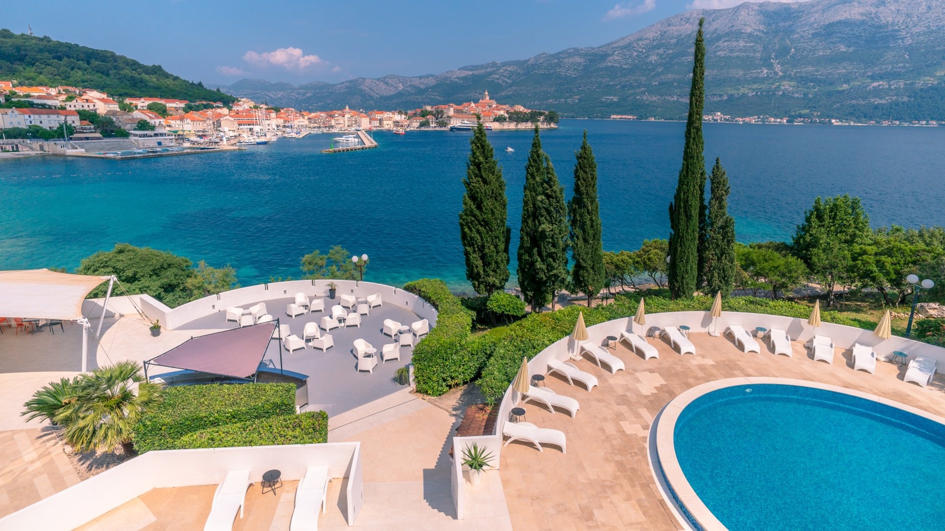 Korcula, Accommodation in Croatia, Liburna hotel amenities, Comfortable stay, 1920x1080 Full HD Desktop