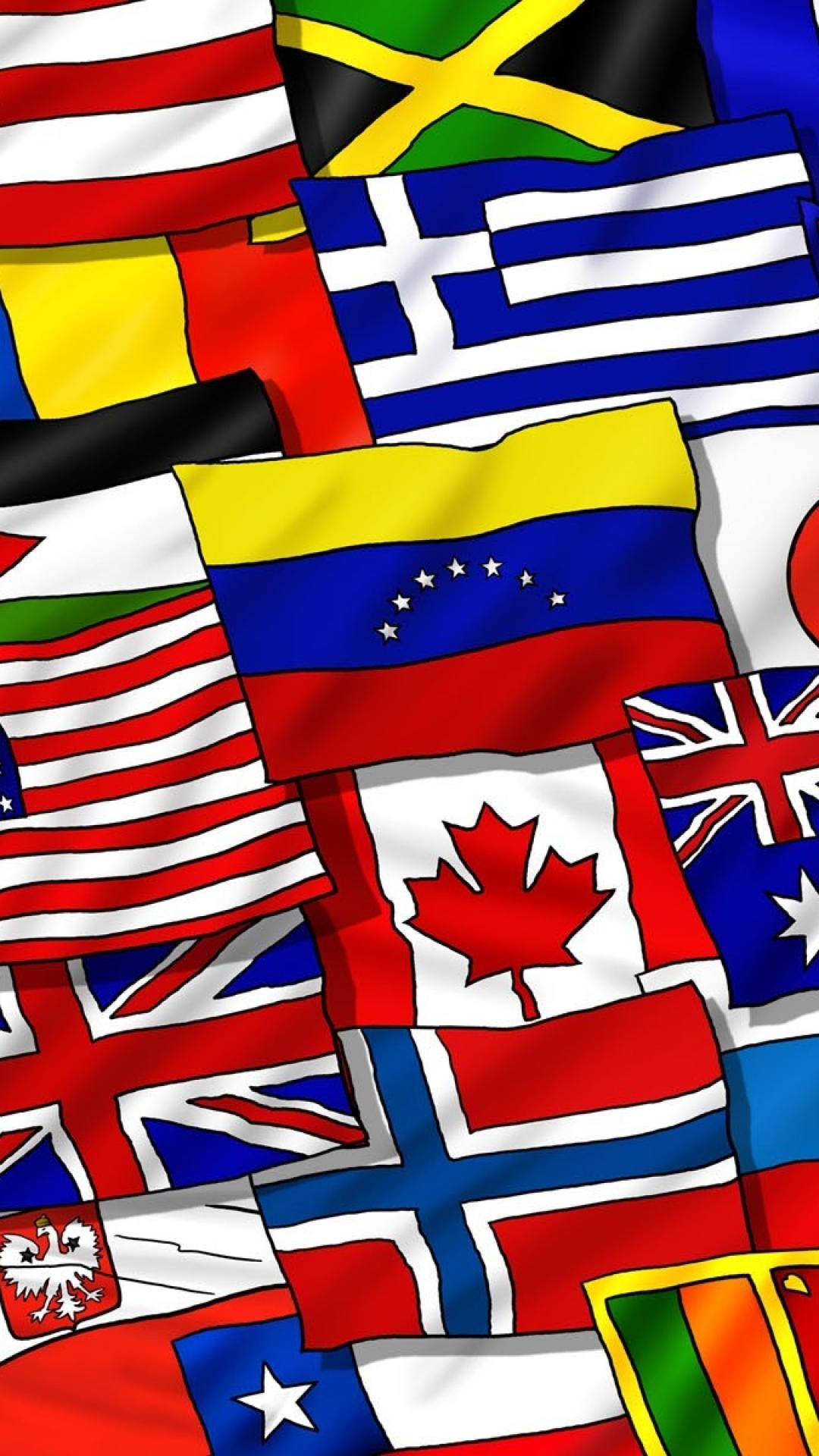 International Flags, World flags wallpapers, Global backgrounds, Country pride, 1080x1920 Full HD Phone