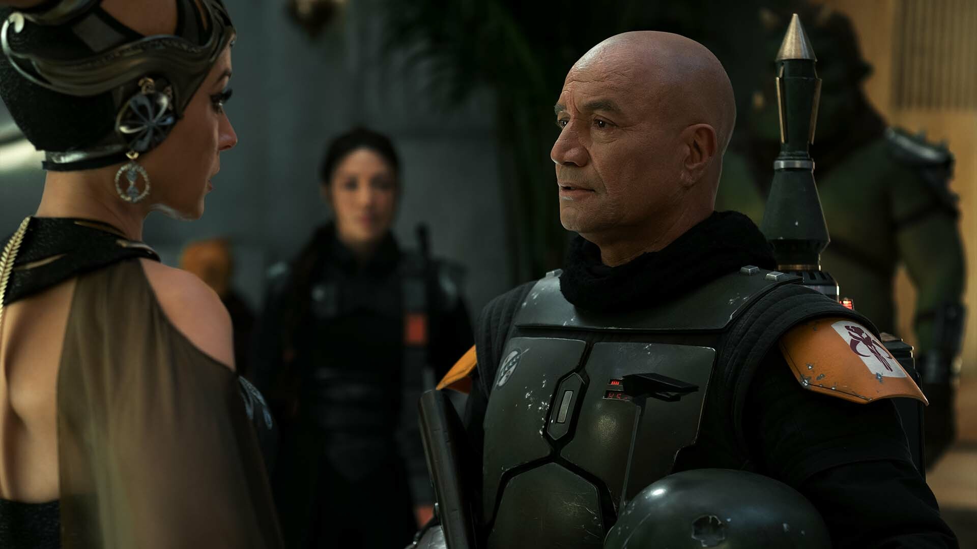 The Book of Boba Fett: Legendary bounty hunter, Temuera Morrison, A New Zealand actor and singer. 1920x1080 Full HD Background.