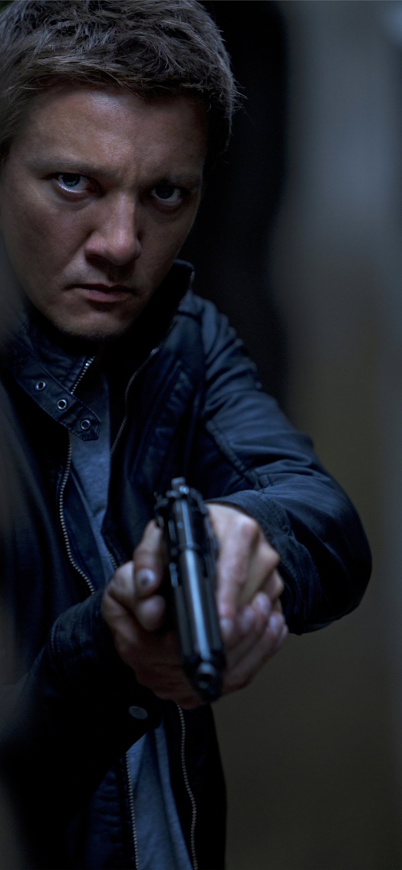 The Bourne: Jeremy Renner as PFC Kenneth James Kitsom, agent Number Five of Operation Outcome. 1290x2780 HD Wallpaper.