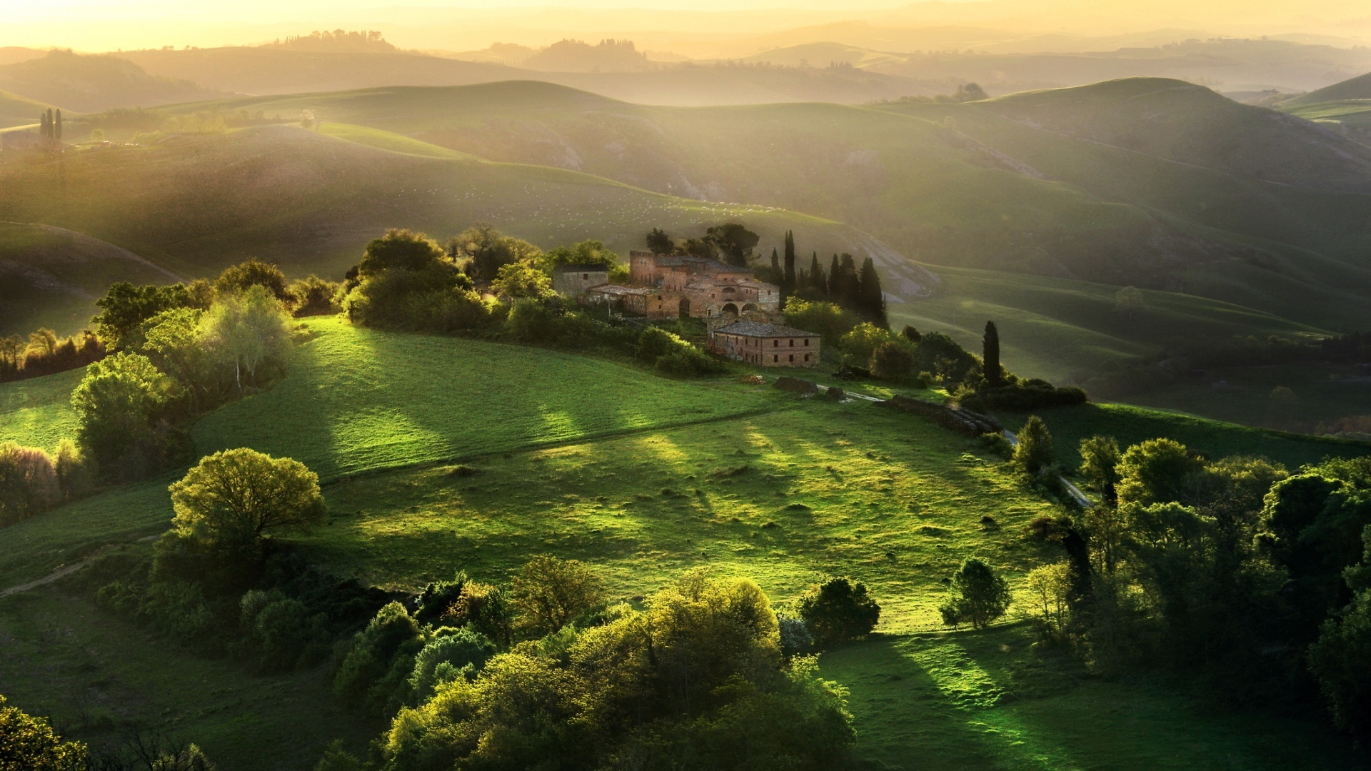 Tuscany landscapes, HD wallpaper, Picturesque views, Italian charm, 1920x1080 Full HD Desktop