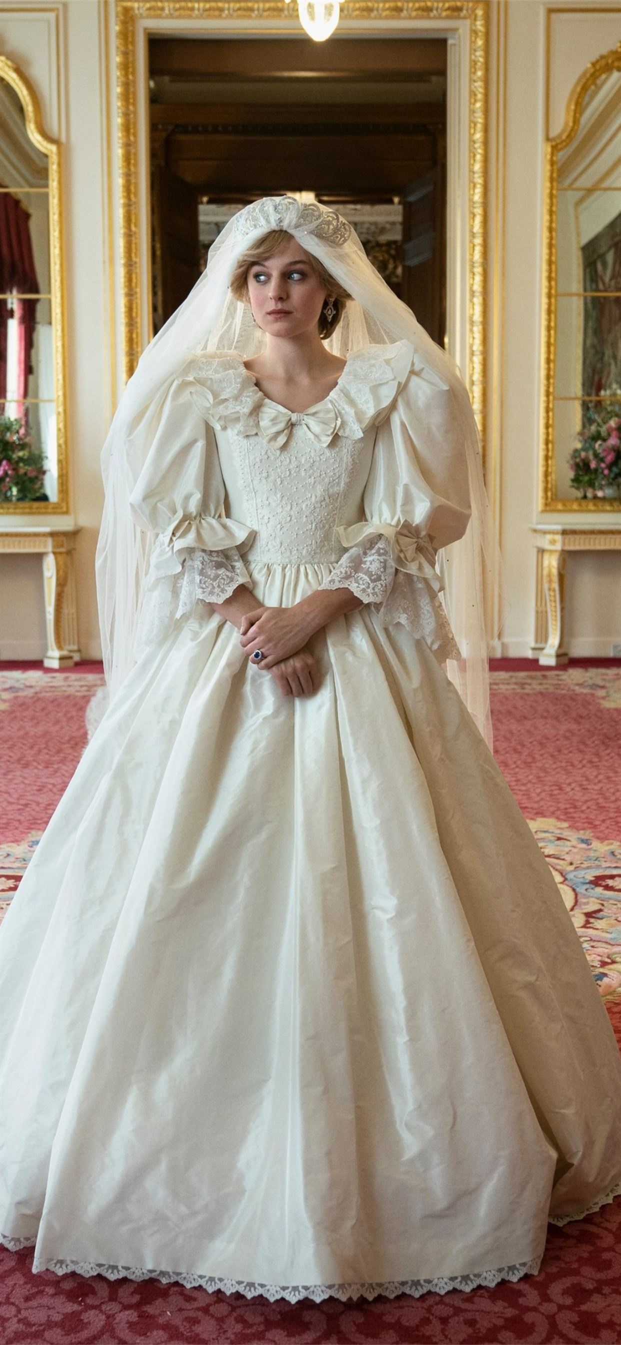 Emma Corrin's movies, Princess Diana's wedding, iPhone wallpapers, 1250x2690 HD Handy