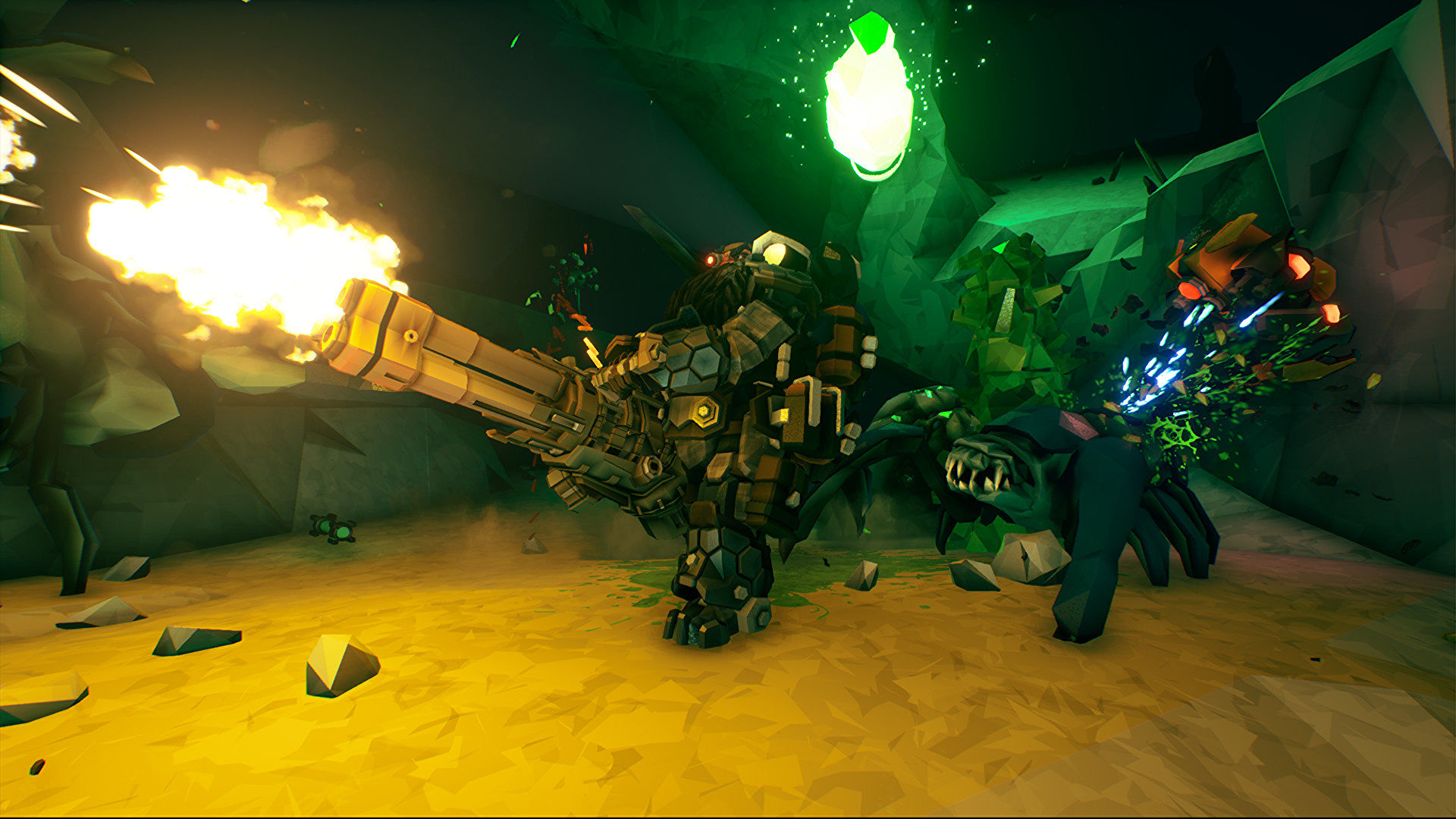 Deep Rock Galactic: A 4-player sci-fi co-op shooter taking place in Hoxxes IV. 1920x1080 Full HD Wallpaper.