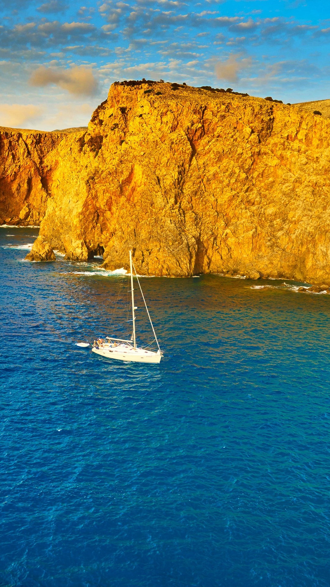 Sardinia Island, Cala Domestica Bay, Buggeru, Windows 10 spotlight images, 1080x1920 Full HD Phone