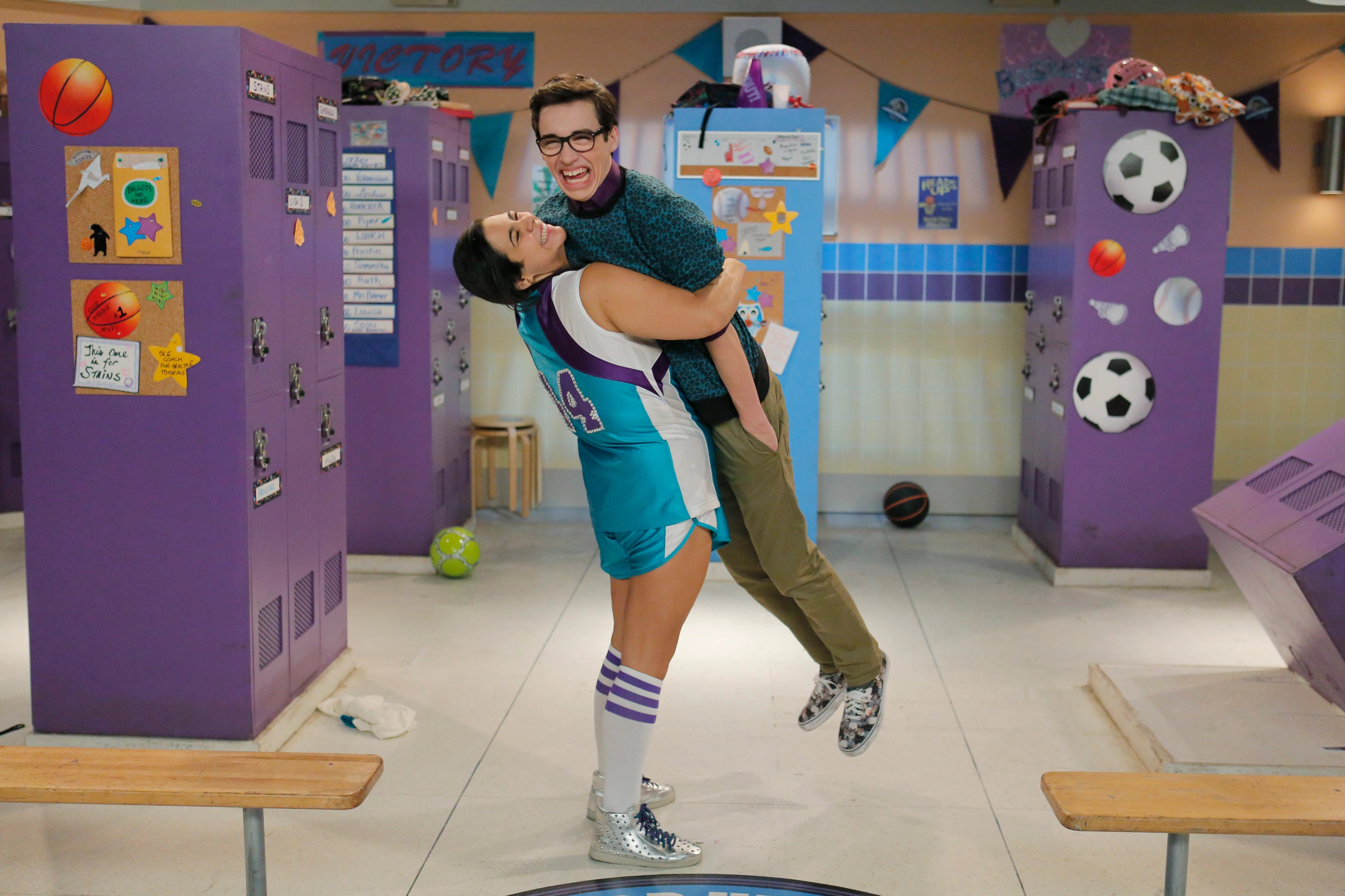 Joey and Willow kiss, Liv and Maddie scene, Romantic moment, TV show, 3000x2000 HD Desktop
