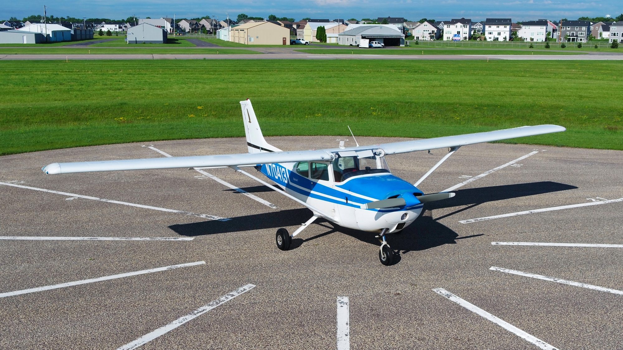 Cessna 172, Travels, N70413, Lake Elmo Aero, 2000x1130 HD Desktop