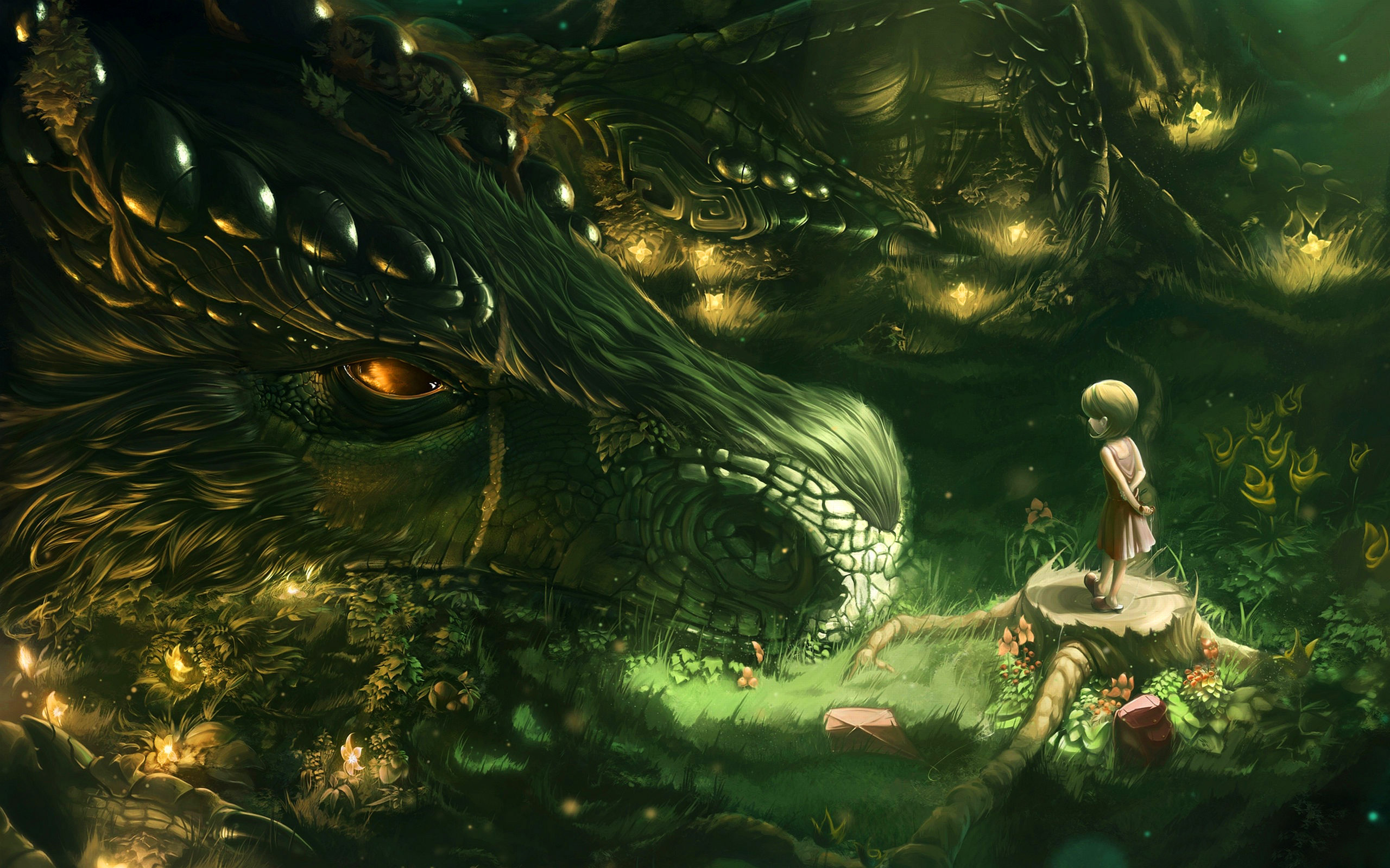 Dragon, Fantasy Art Wallpaper, 2560x1600 HD Desktop
