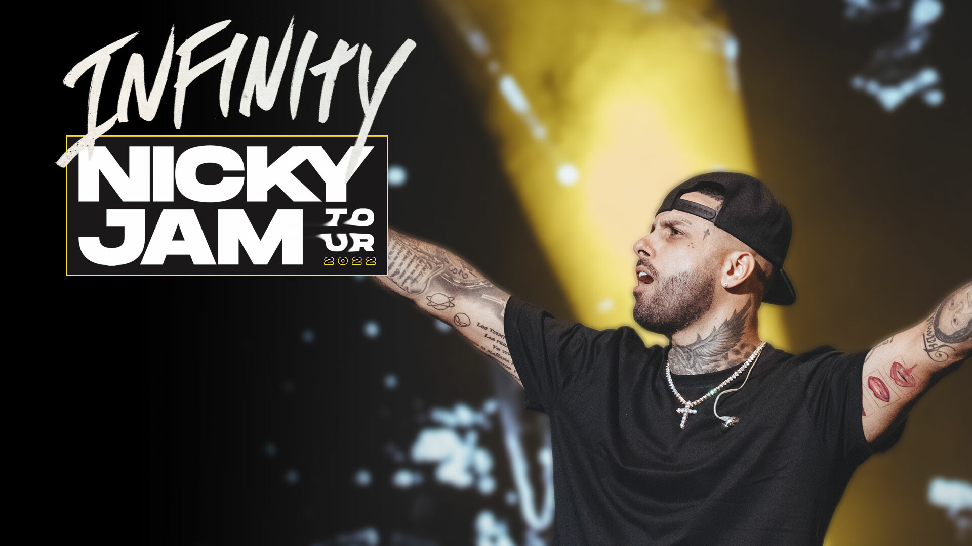 Nicky Jam, Infinity tour, Live concert, Amazing stage production, 1920x1080 Full HD Desktop