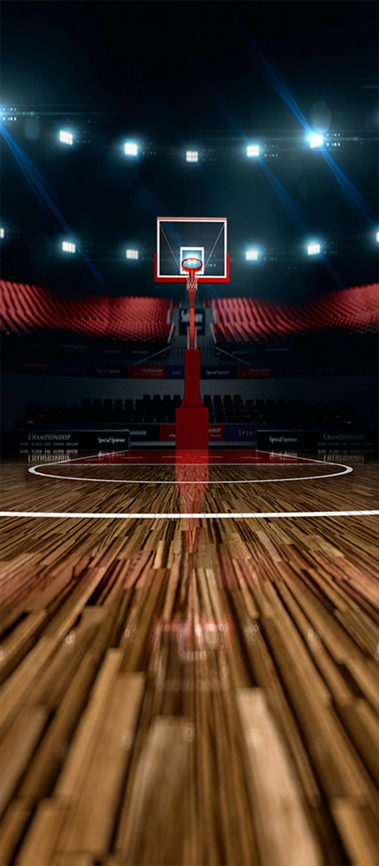 Basketballplatz-Hintergrundbilder, atemberaubende Visuals, Basketball-Action, sportliche Atmosphre, 1320x3000 HD Handy