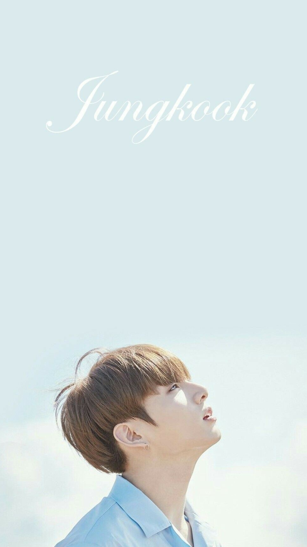K-Pop: Jungkook, a member and vocalist of the South Korean boy band BTS. 1080x1920 Full HD Background.