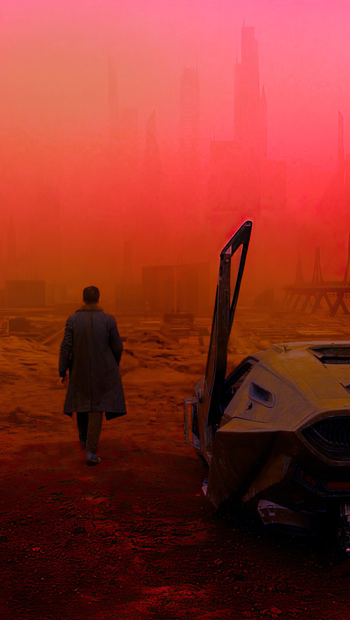 Mobile Blade Runner wallpapers, Mobile backgrounds, Dystopian aesthetics, Cyberpunk city, 1220x2160 HD Handy