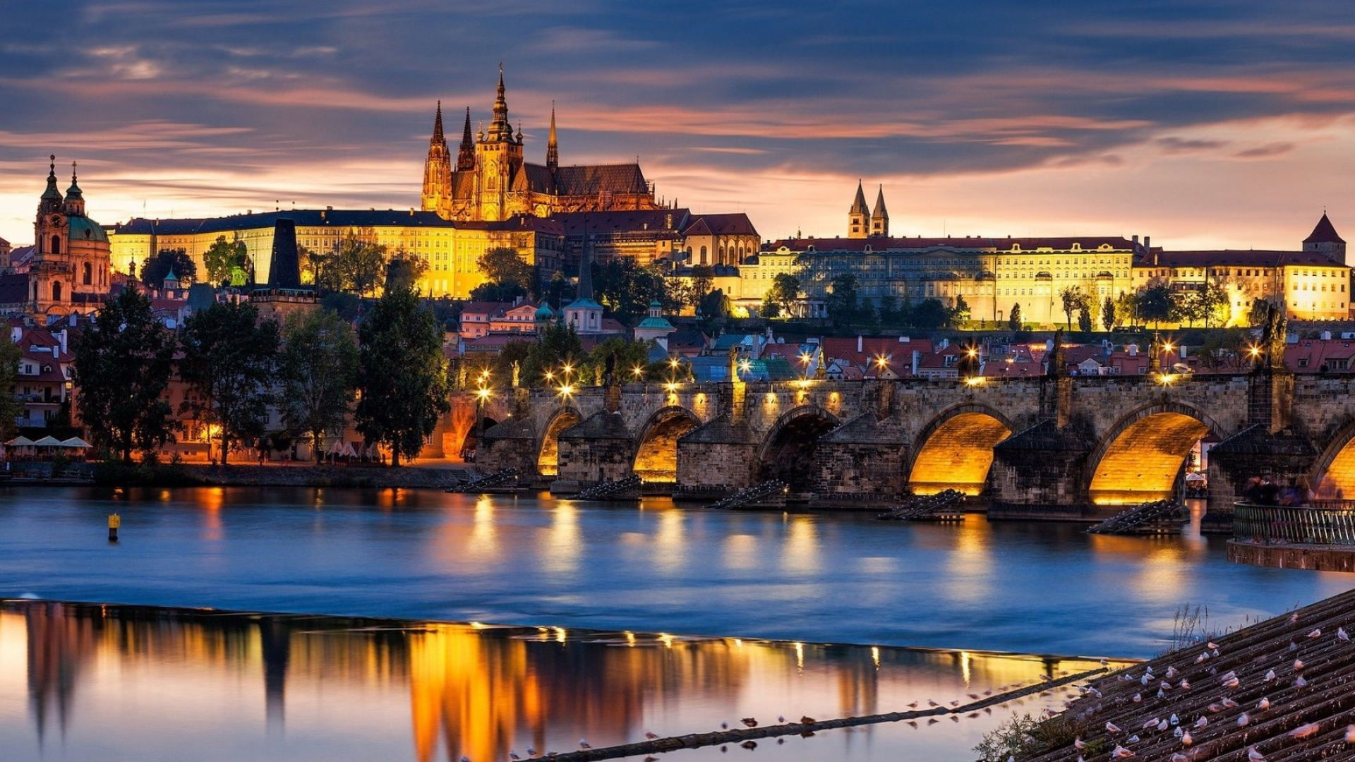 Prague Castle, Wallpaper-worthy, Beautiful backgrounds, Historical architecture, 1920x1080 Full HD Desktop