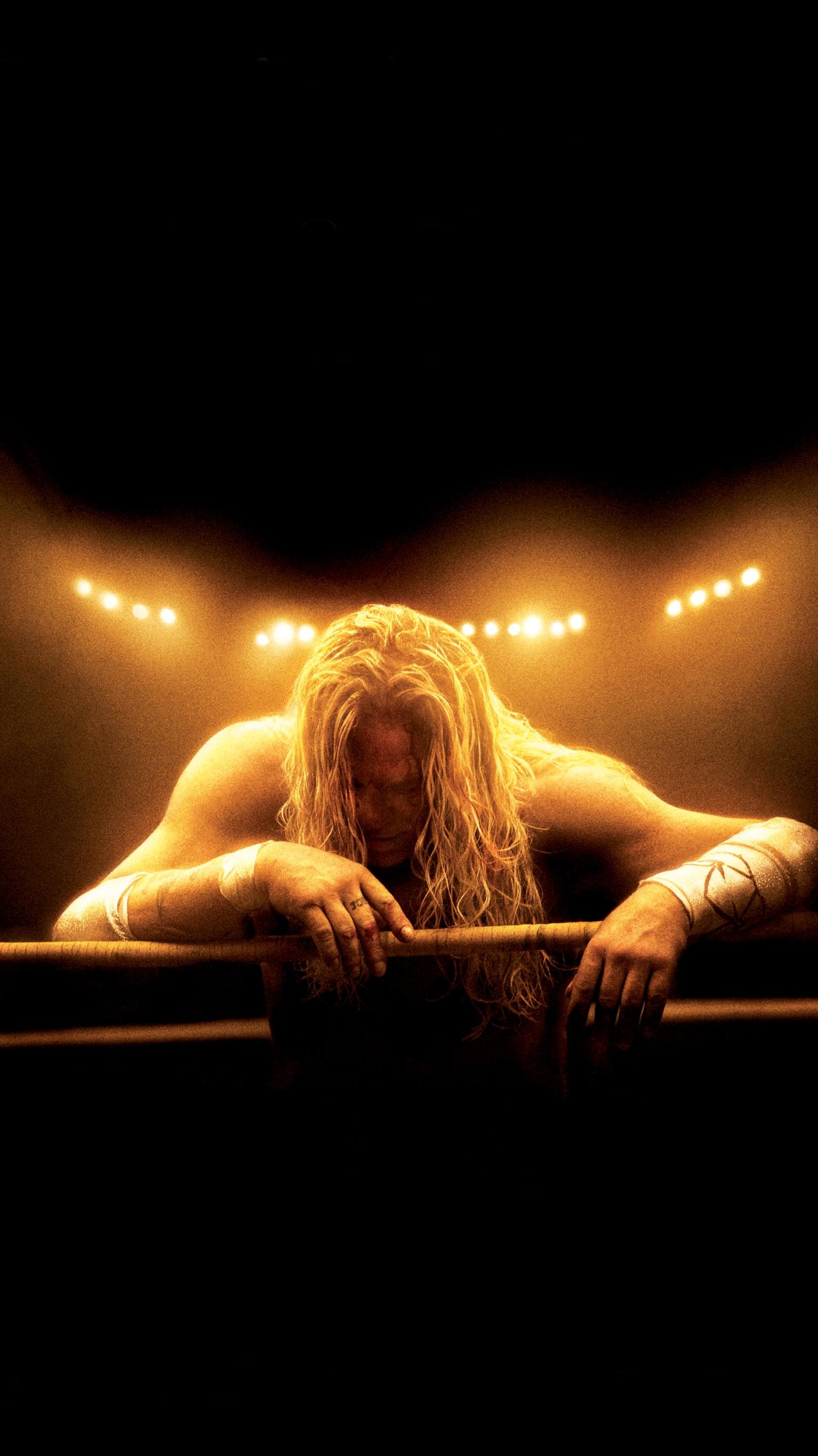 The Wrestler (Movie): Rourke plays an aging professional sportsman, Randy “The Ram” Robinson. 1540x2740 HD Background.