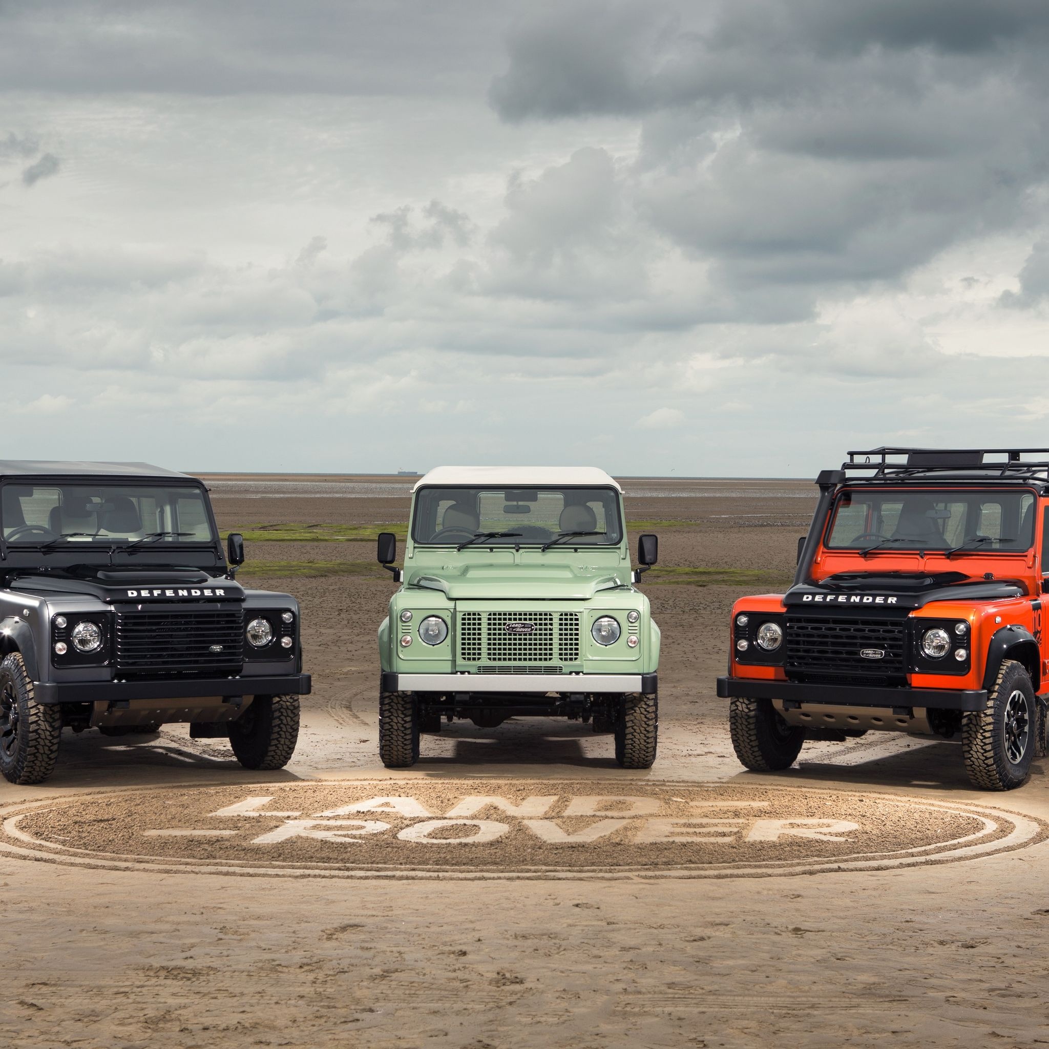 Land Rover Defender, Classic edition, Free download, Old car wallpapers, 2050x2050 HD Phone