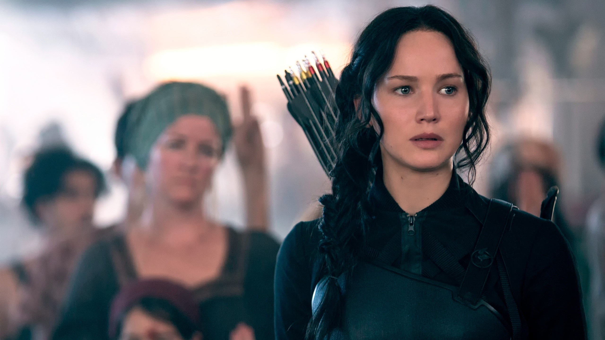 Hunger Games: Katniss Everdeen, The franchise grossed over $2.9 billion at the box office worldwide. 2560x1440 HD Wallpaper.