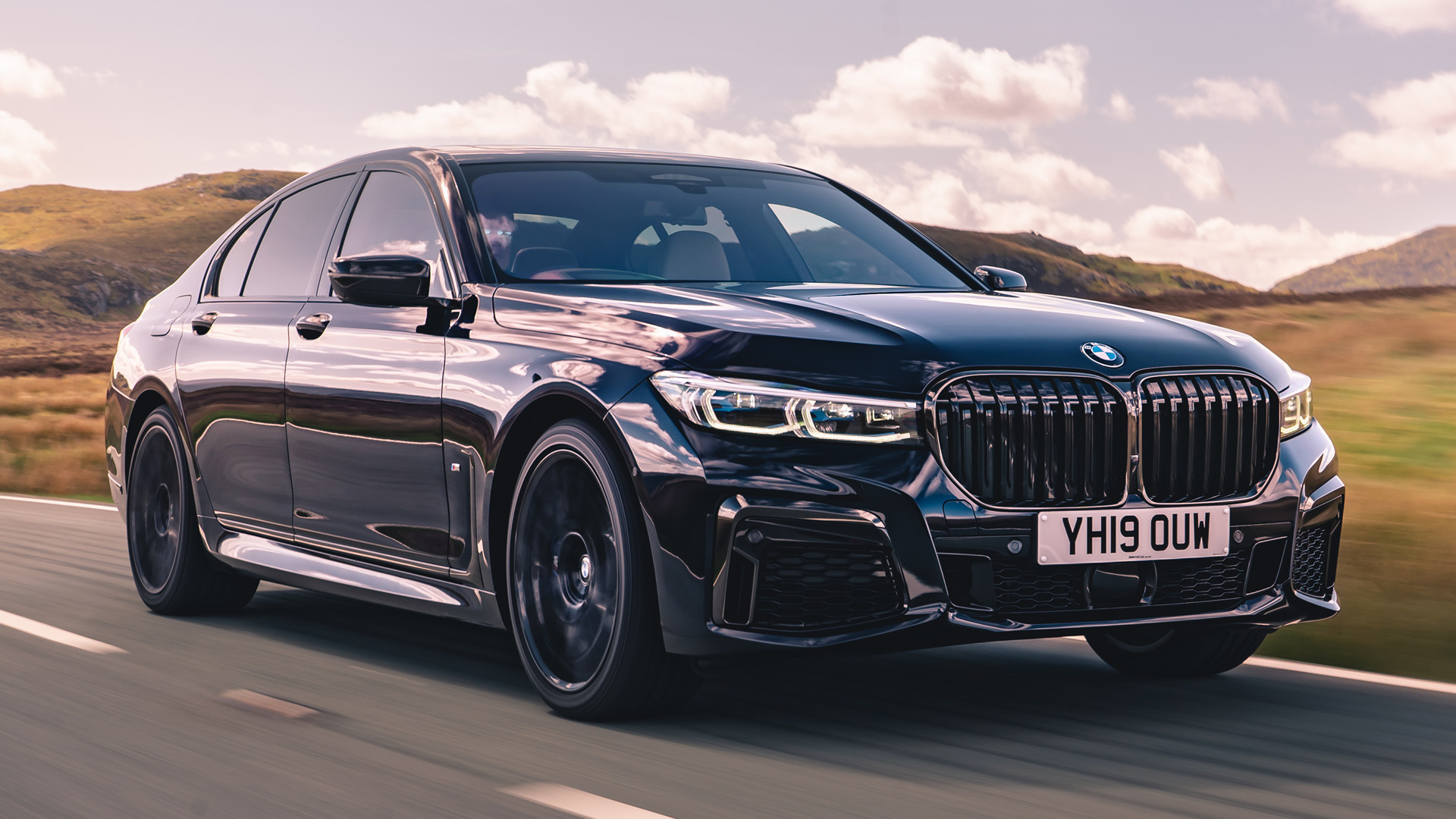 2019 BMW 7 Series M Sport, UK hintergrundbilder und, HD image showcase, True automotive masterpiece, 1920x1080 Full HD Desktop