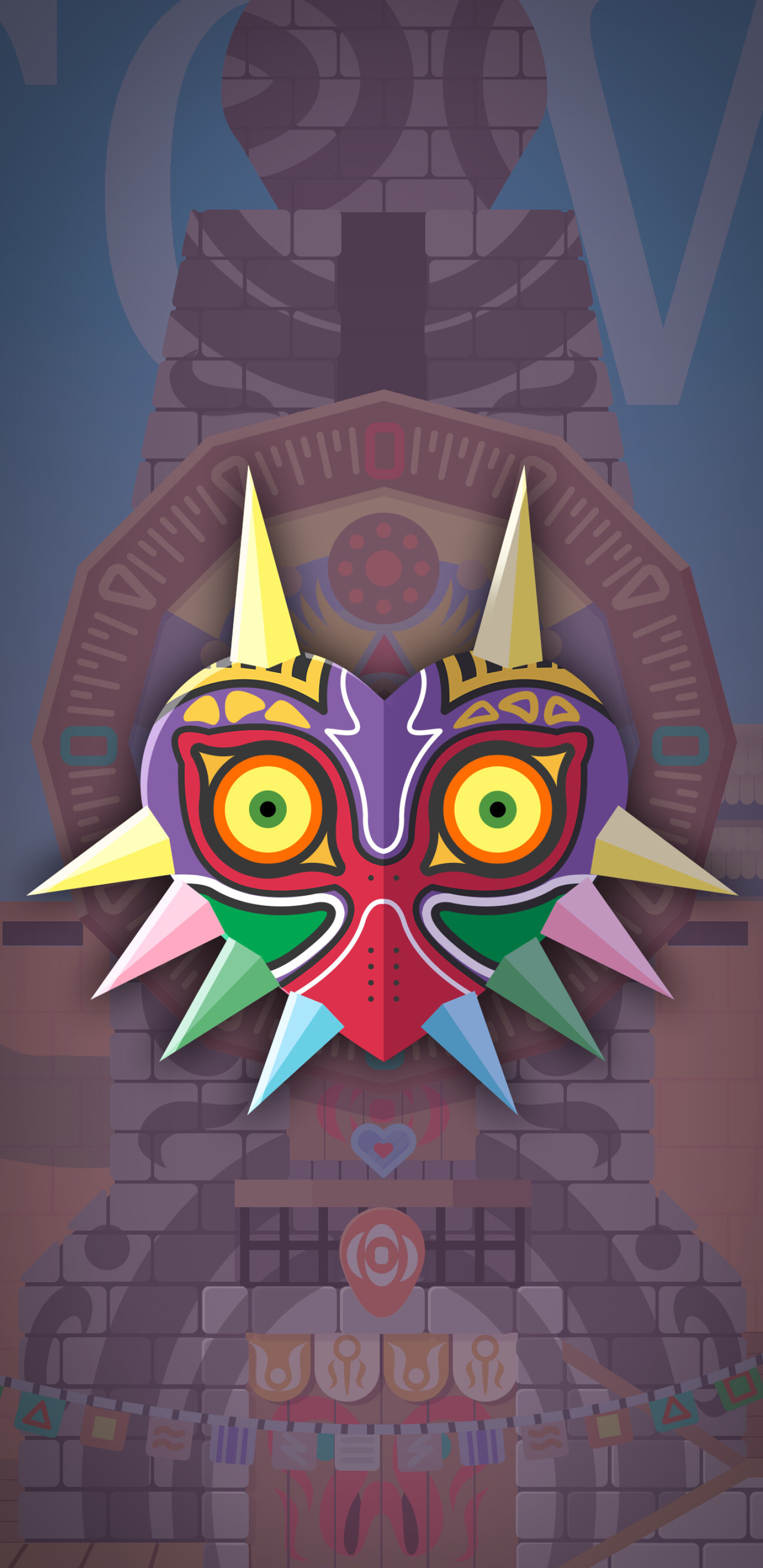 Majora's Mask, Gaming art, Skull Kid cosplay, High resolution, 1440x2960 HD Phone
