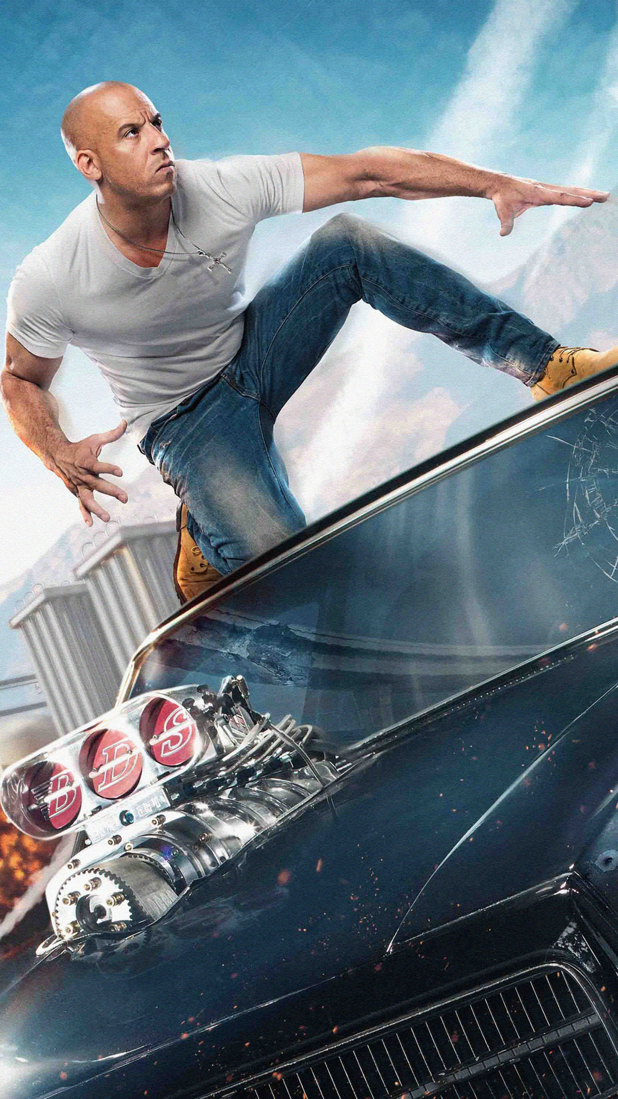 The Fate of the Furious, Vin Diesel, Sony Xperia, HD, 2160x3840 4K Handy