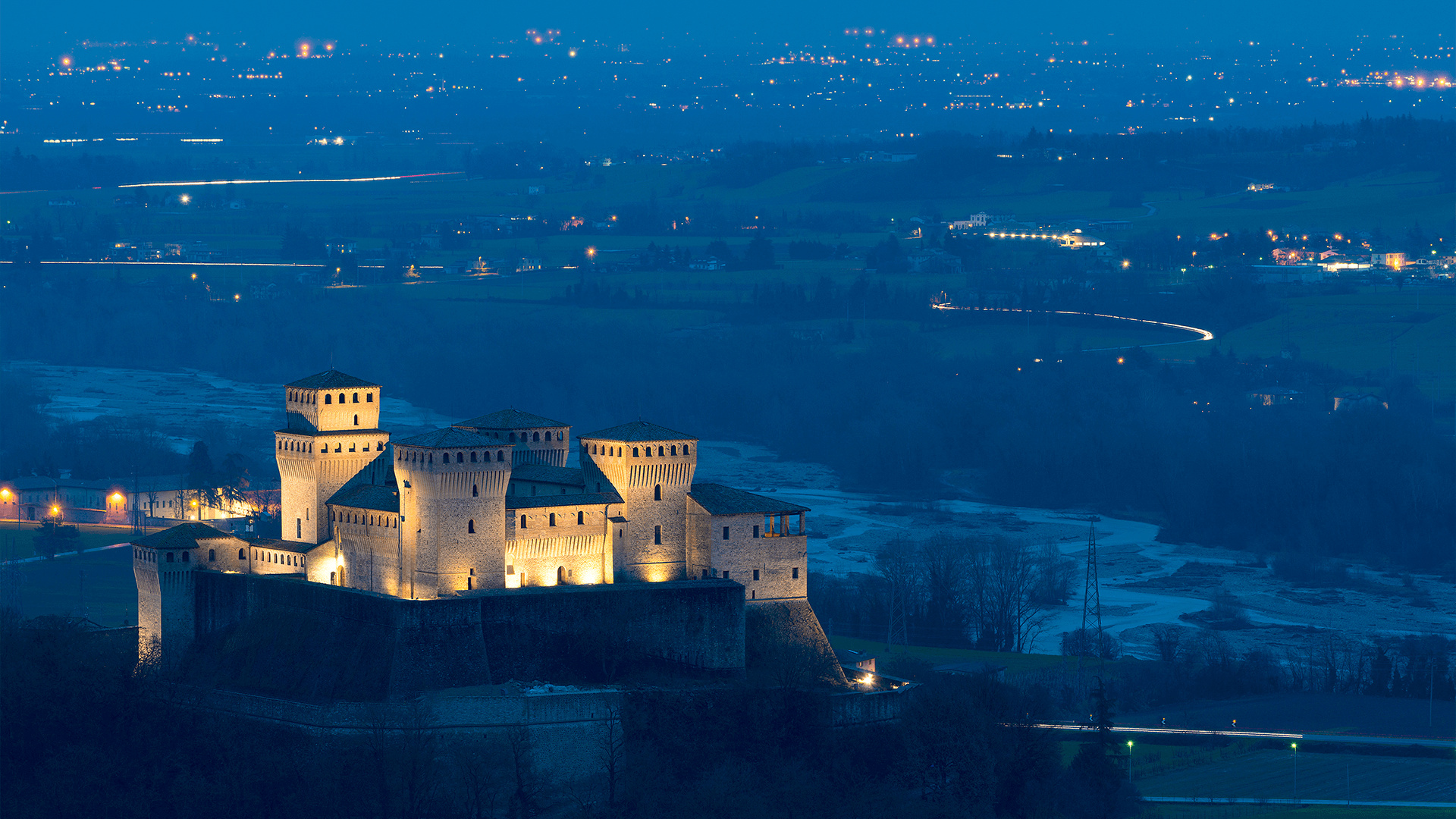 Emilia Romagna castles, Eatin Parma, 1920x1080 Full HD Desktop
