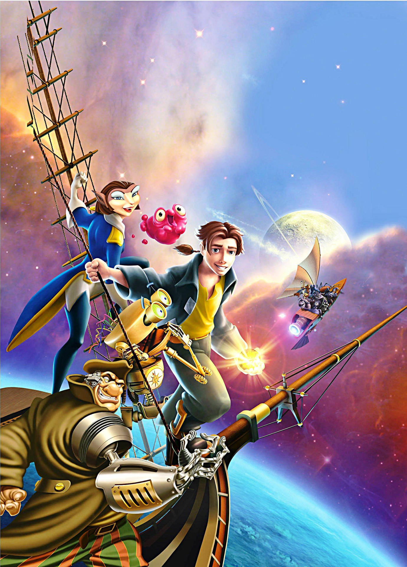 Treasure Planet, Download Treasure Planet Characters, Figurehead Wallpaper, 1380x1920 HD Phone