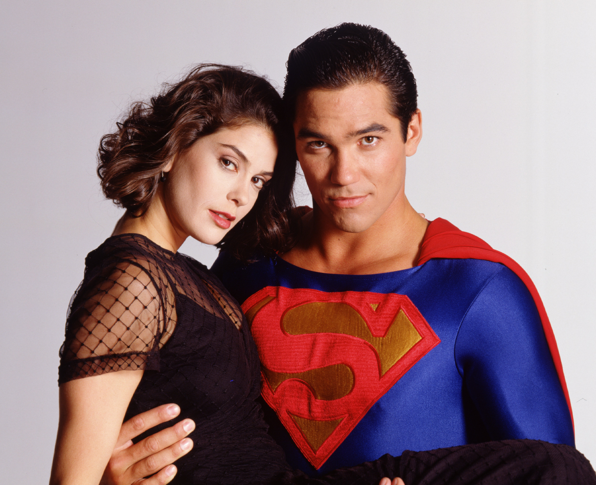 Lois and Clark: The New Adventures of Superman: Dean Cain and Teri Hatcher, The only actors to appear in all 87 episodes of the series. 2080x1690 HD Background.