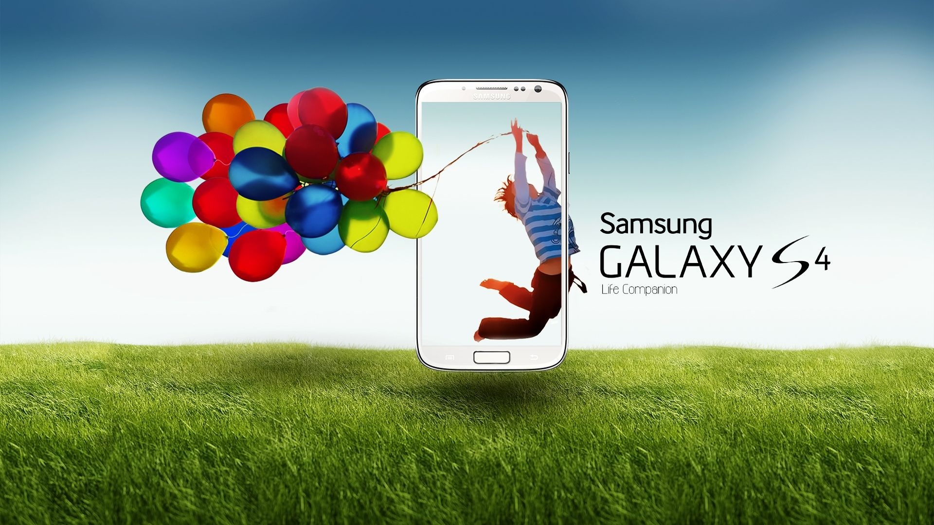 Samsung: Galaxy S4, A series of computing and mobile computing devices, 2013. 1920x1080 Full HD Wallpaper.