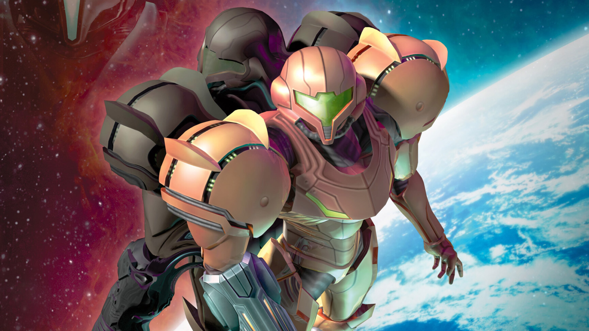Metroid Dread: Improved animations, especially from Samus herself and bosses, enhance the overall presentation while still adhering to the signature art direction and style the series is known for. 1920x1080 Full HD Background.