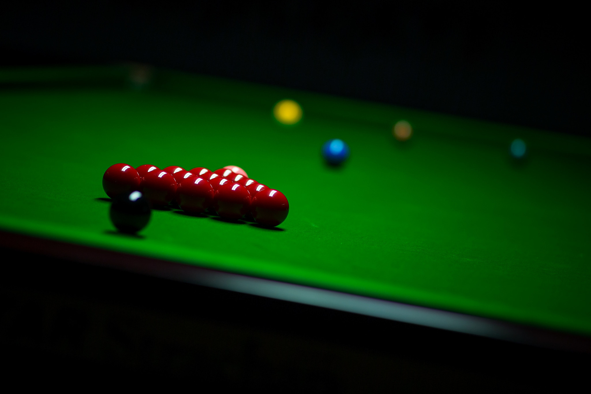 Snooker: A classic English type of cue sport approved by the WPBSA. 2050x1370 HD Wallpaper.