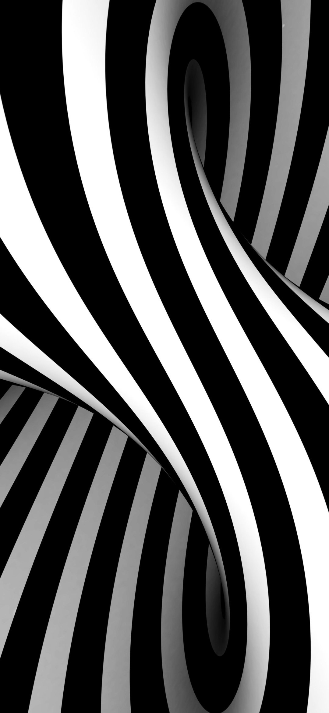 Abstract black and white, Artistic illusions, Illusion art, Optical illusions art, 1080x2340 HD Phone