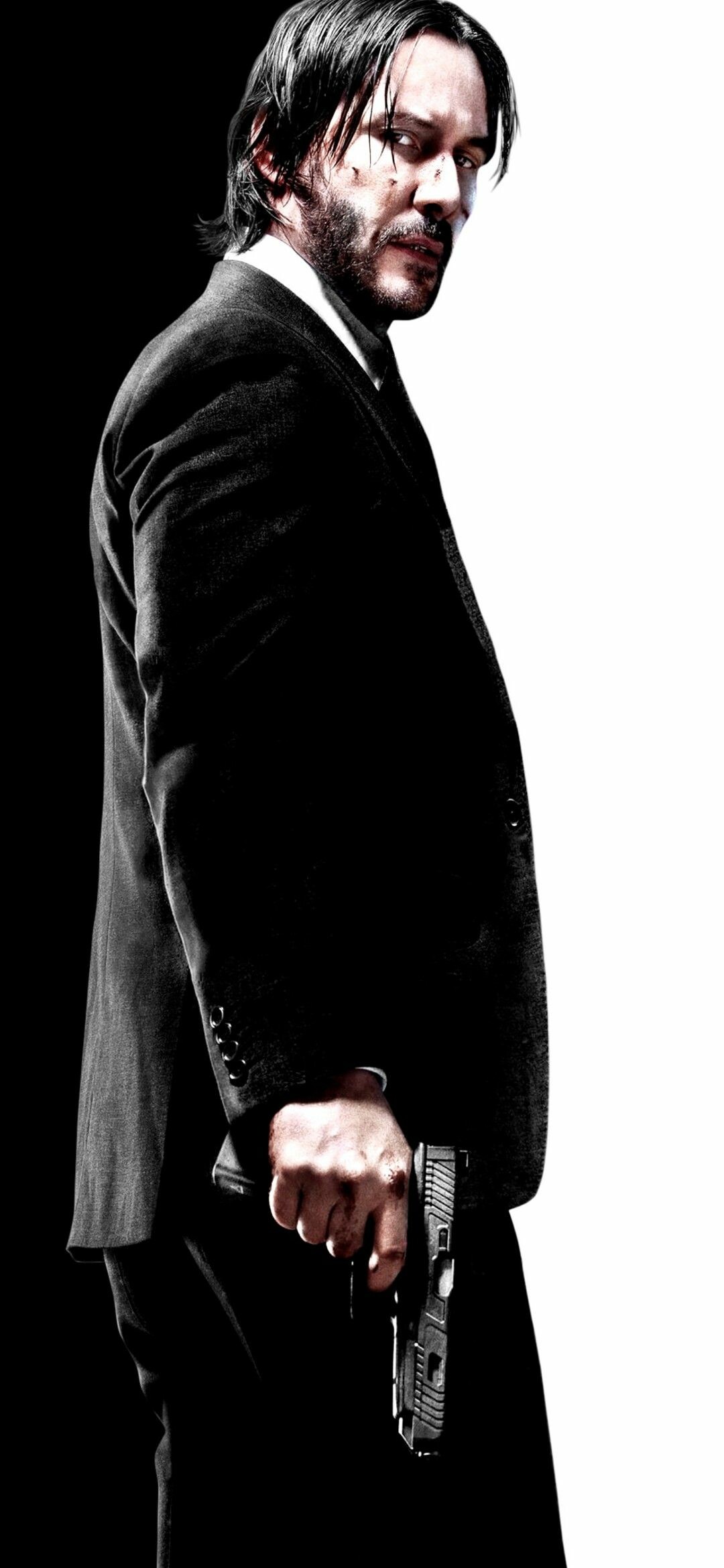 Keanu Reeves: Started playing the legendary assassin in the “John Wick” franchise, 2014. 1080x2340 HD Wallpaper.