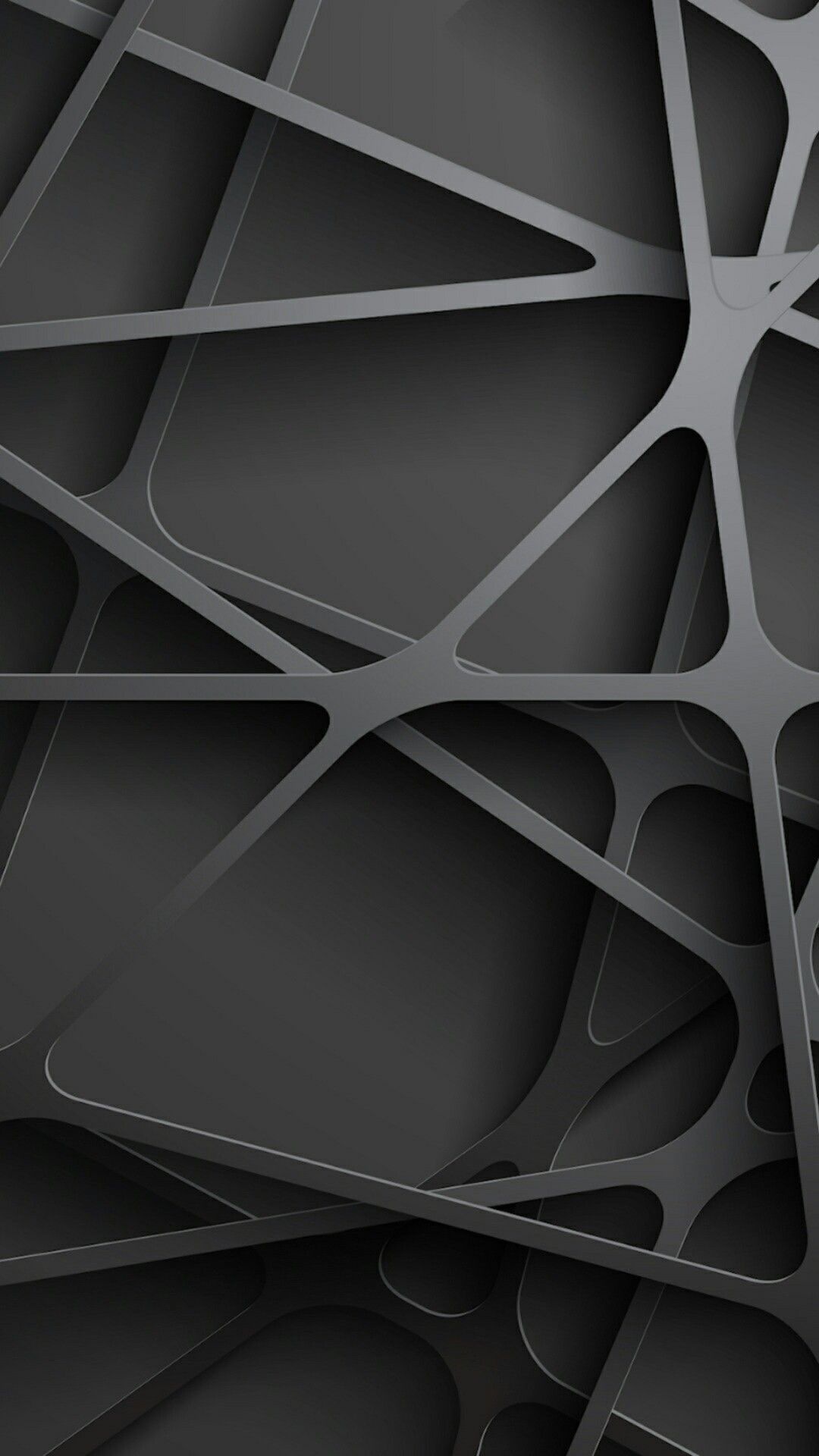 Gray Slate: Abstract, Cellular structure, Intersecting stripes. 1080x1920 Full HD Wallpaper.