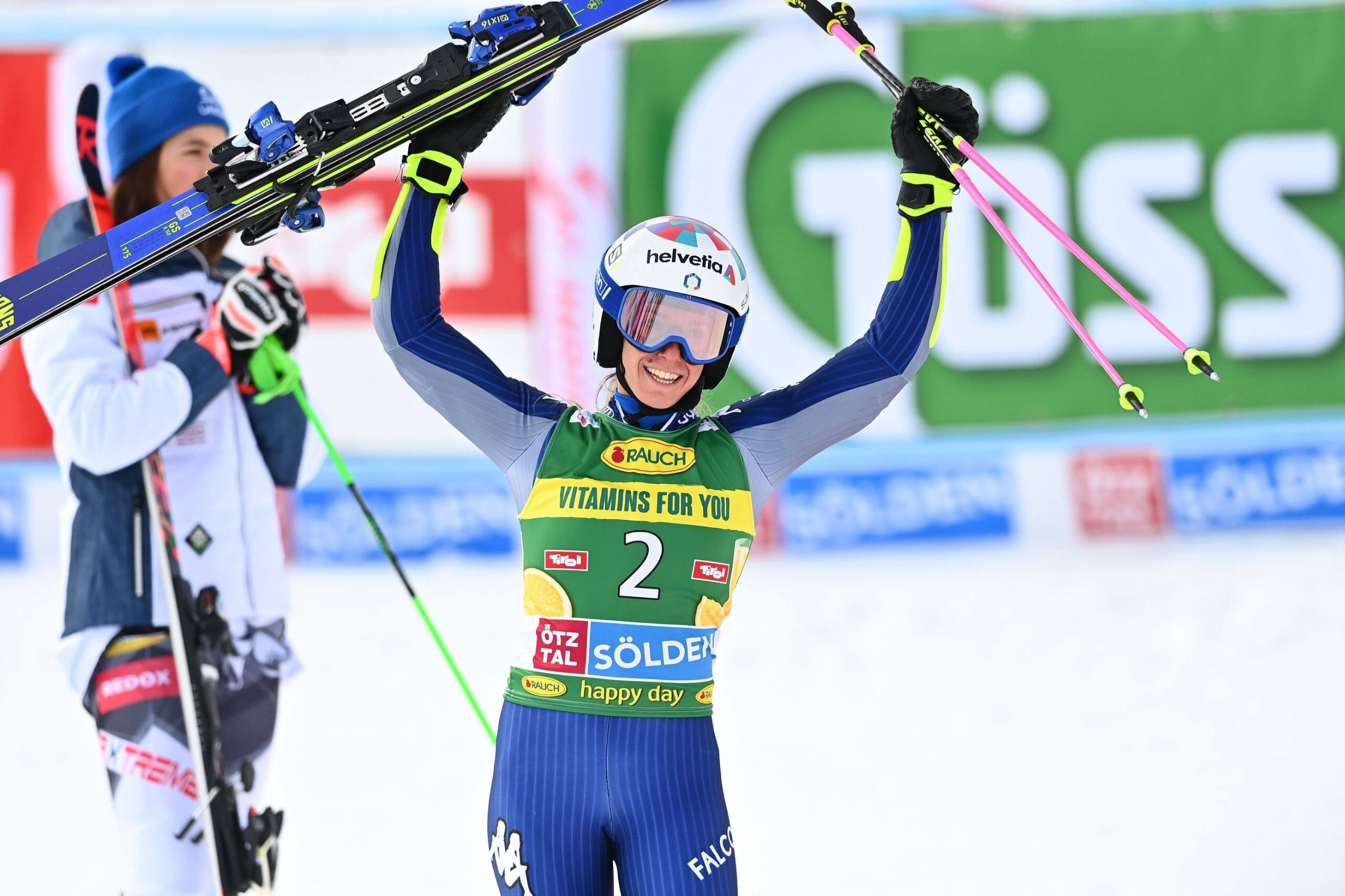 Marta Bassino, FIS Alpine Ski World Cup, Slden giant slalom, 2560x1710 HD Desktop