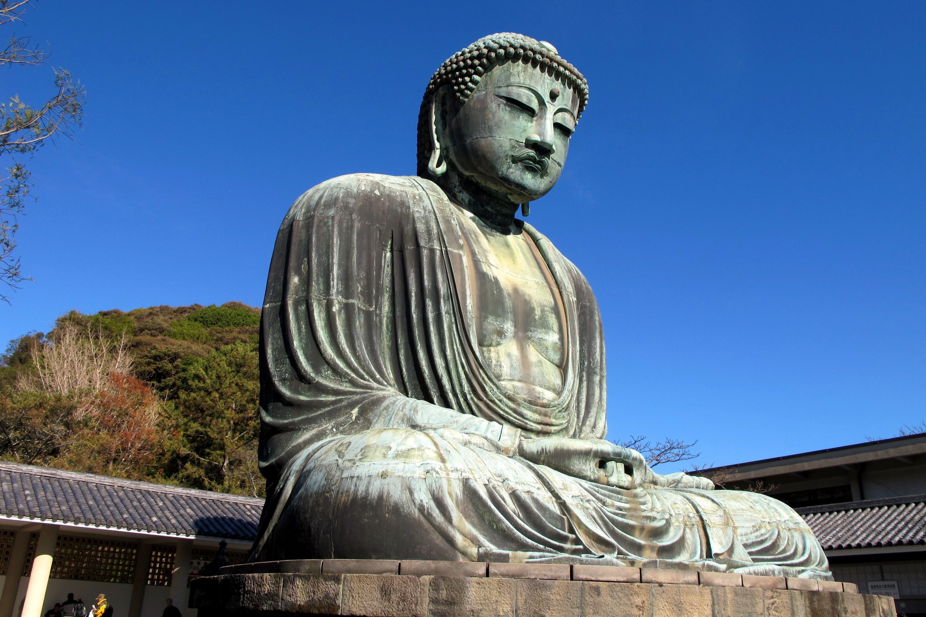 Great Buddha of Kamakura, Kamakura Daibutsu, Kotoku in temple, 3000x2000 HD Desktop