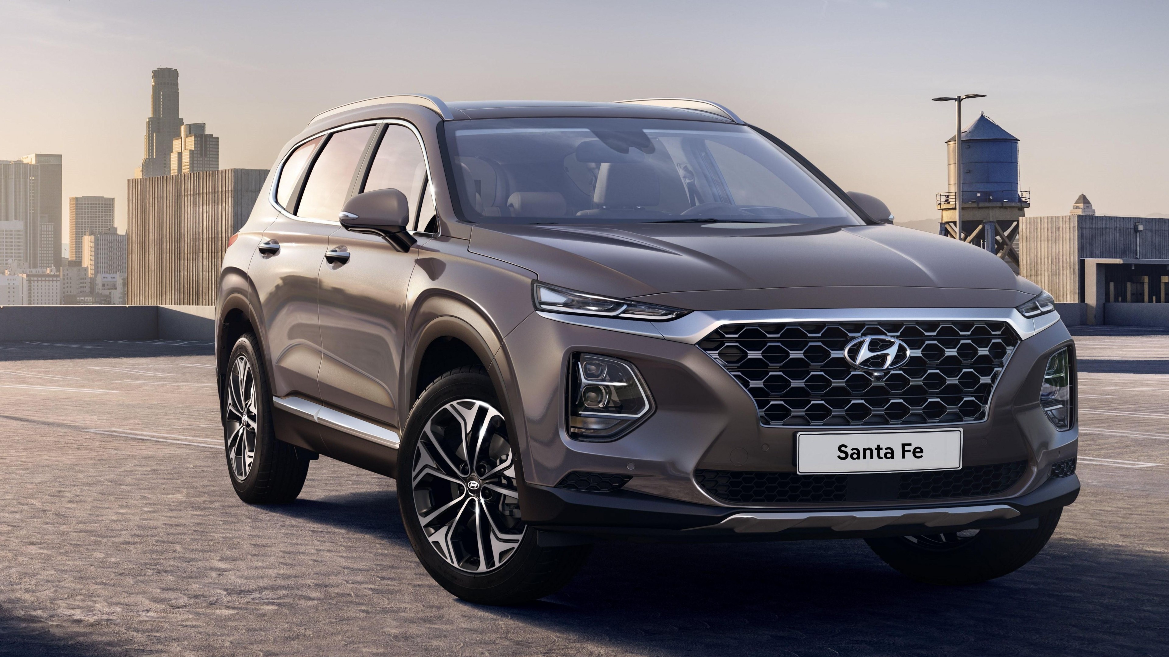 Hyundai Santa Fe, 2018 model, 4K, Cars, 3840x2160 4K Desktop