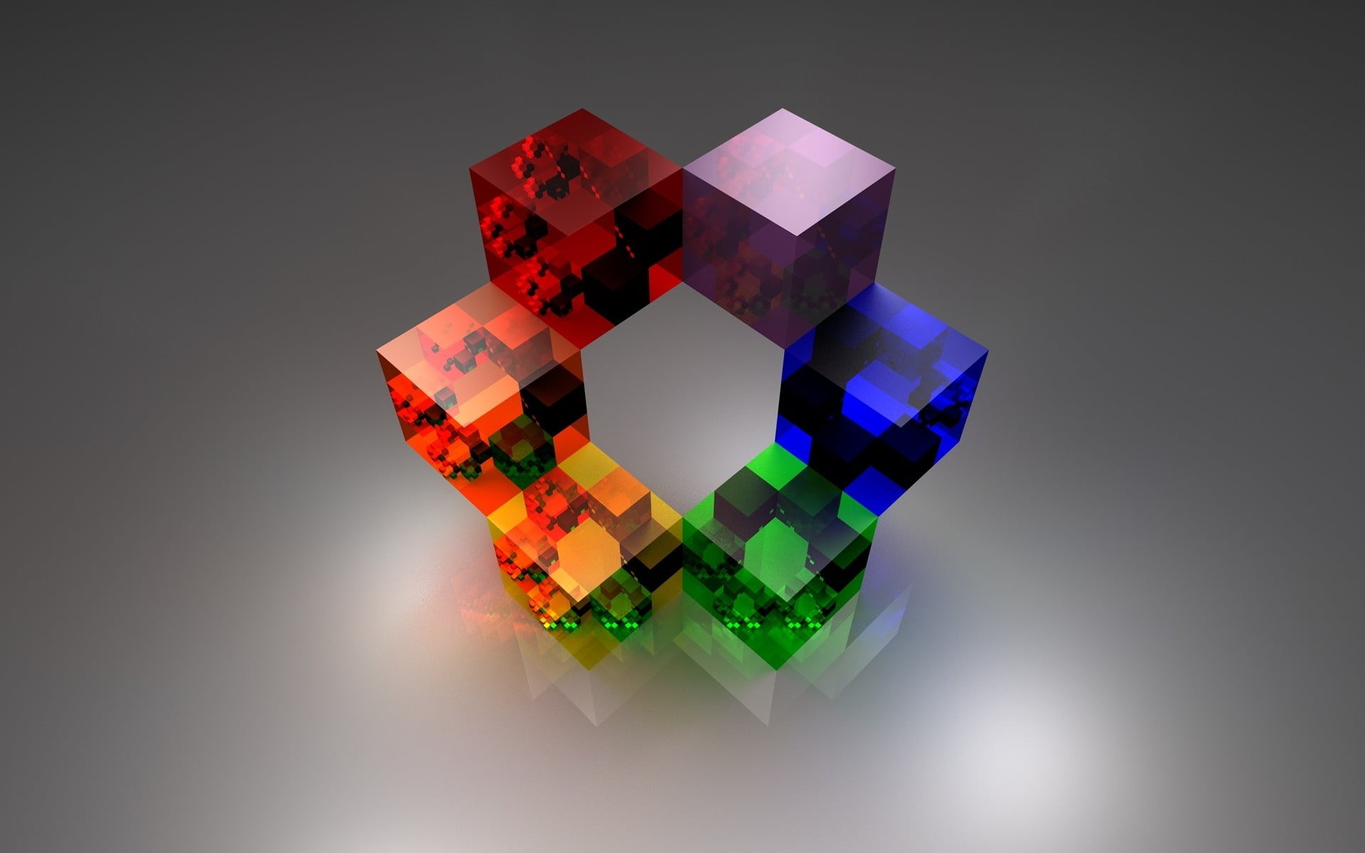 Cubes 3D, HD 4K, Abstract, Colorful, 1920x1200 HD Desktop