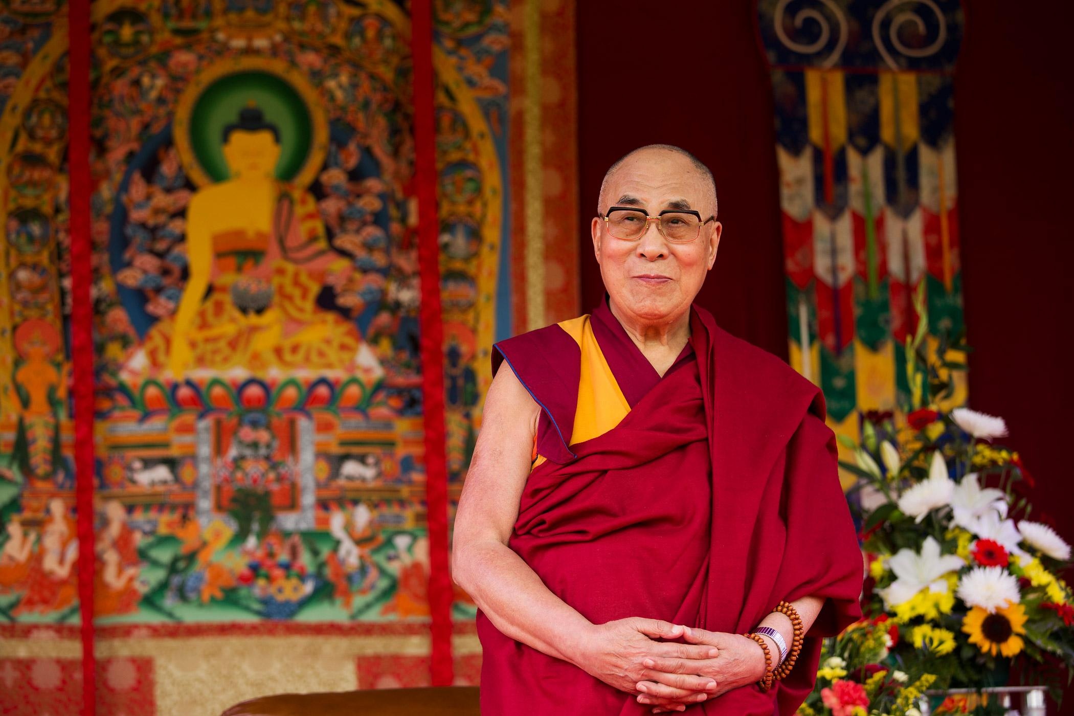 Dalai Lama: Considered to be the reincarnation of his predecessors. 2100x1400 HD Wallpaper.