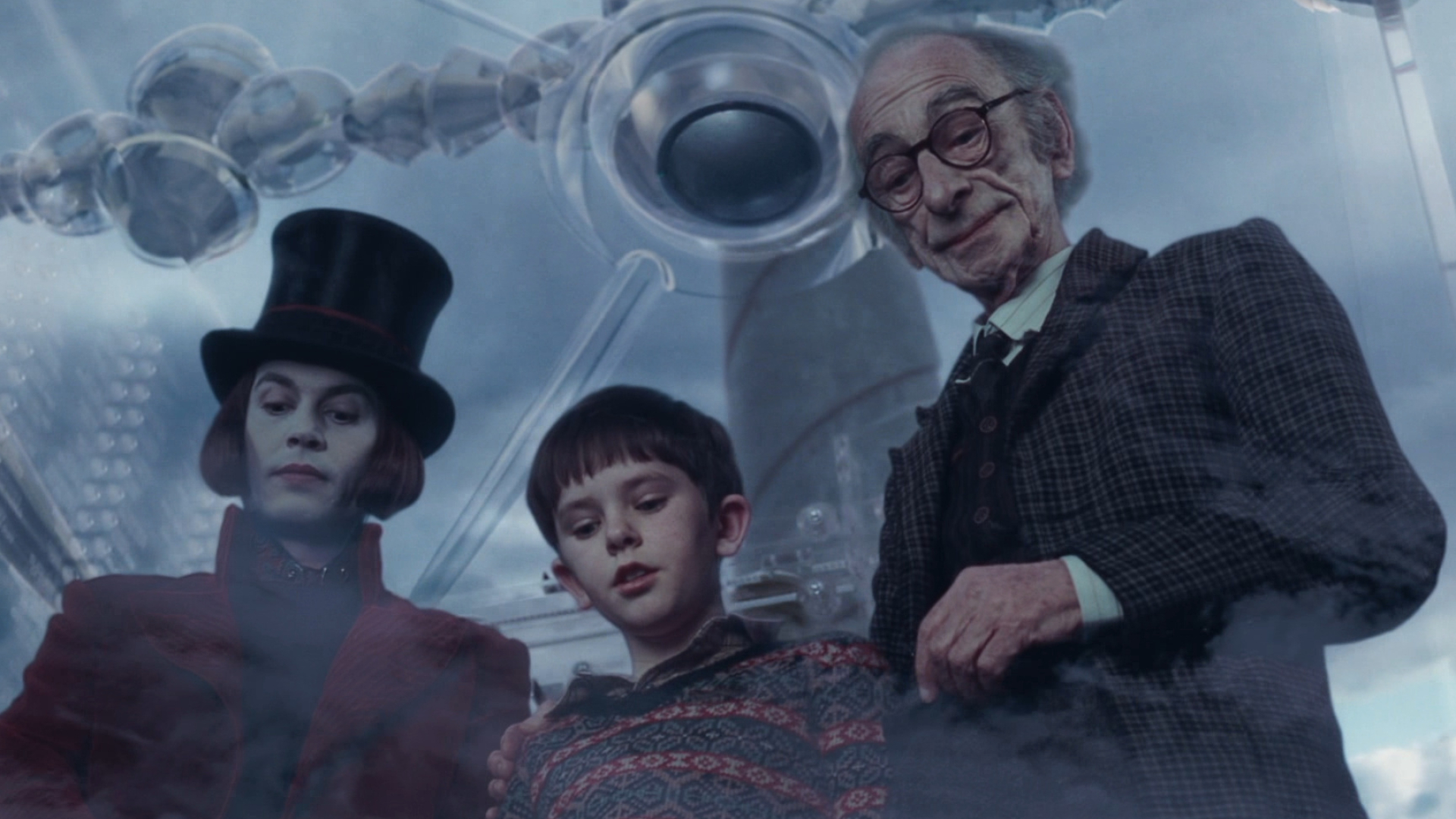 Freddie Highmore as Charlie, Charlie and the Chocolate Factory, 10th anniversary, BD screen caps, 1920x1080 Full HD Desktop