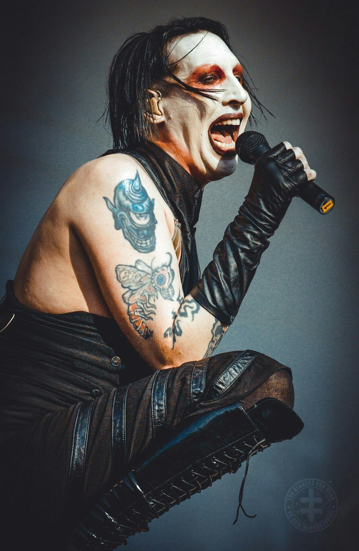 Marilyn Manson artwork, Creative representation, Sensual imagery, Artistic expression, 1260x1920 HD Phone