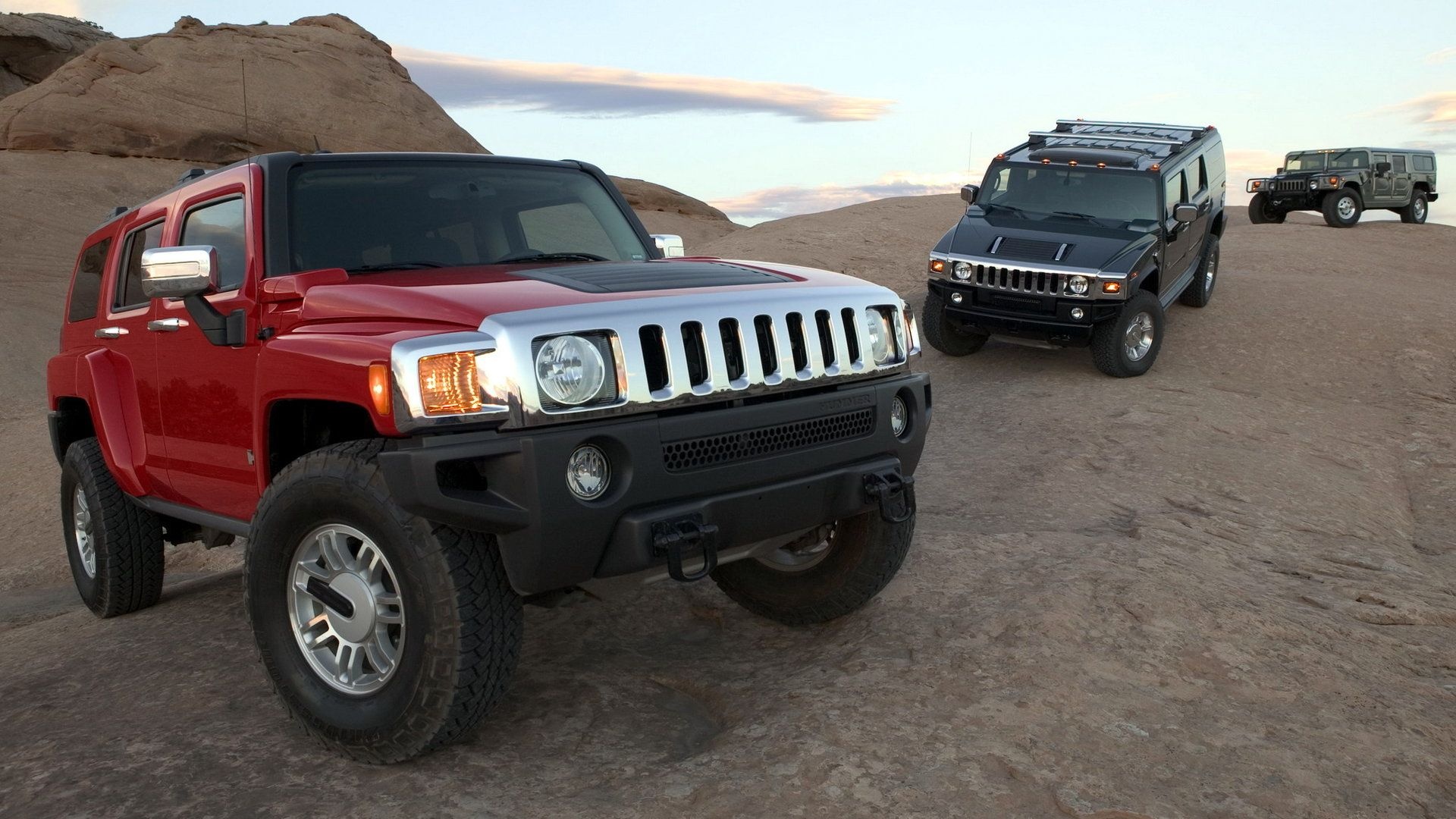 Hummer H3, High-speed racing, Thrilling competition, Adrenaline rush, 1920x1080 Full HD Desktop